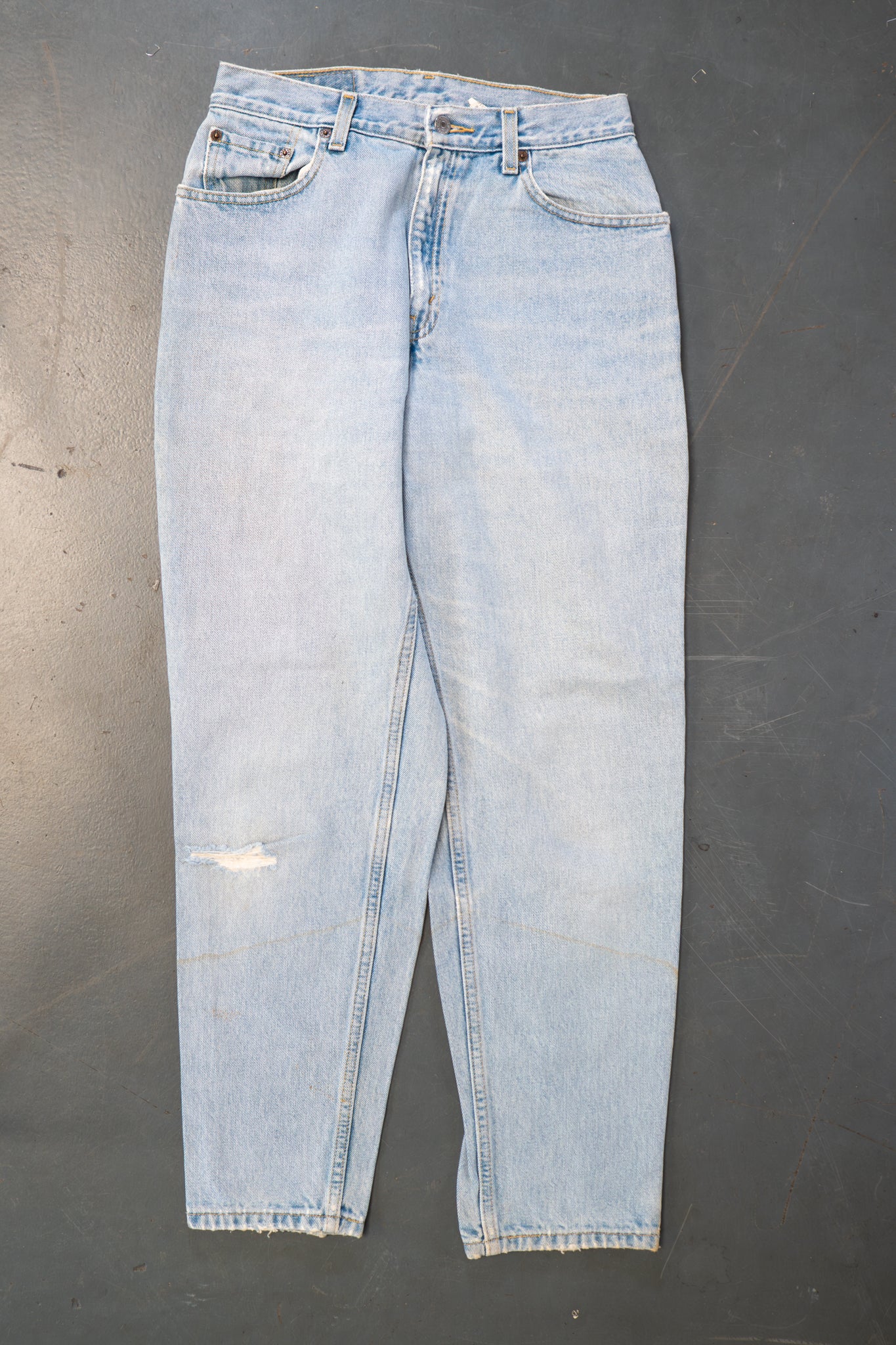 Ladies Levi's High Waisted 550s Tapered Leg Denim Jeans – 90s Y2K -W27, L28