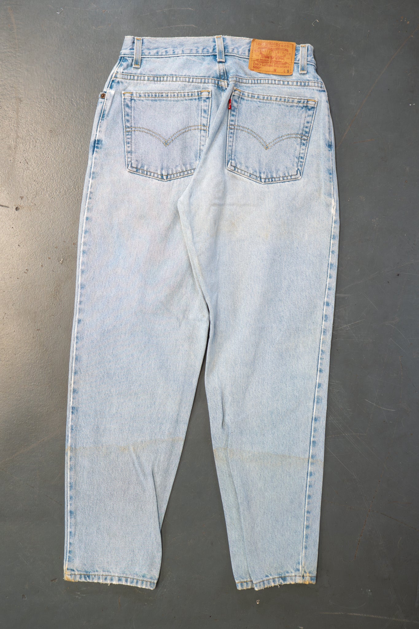 Ladies Levi's High Waisted 550s Tapered Leg Denim Jeans – 90s Y2K -W27, L28