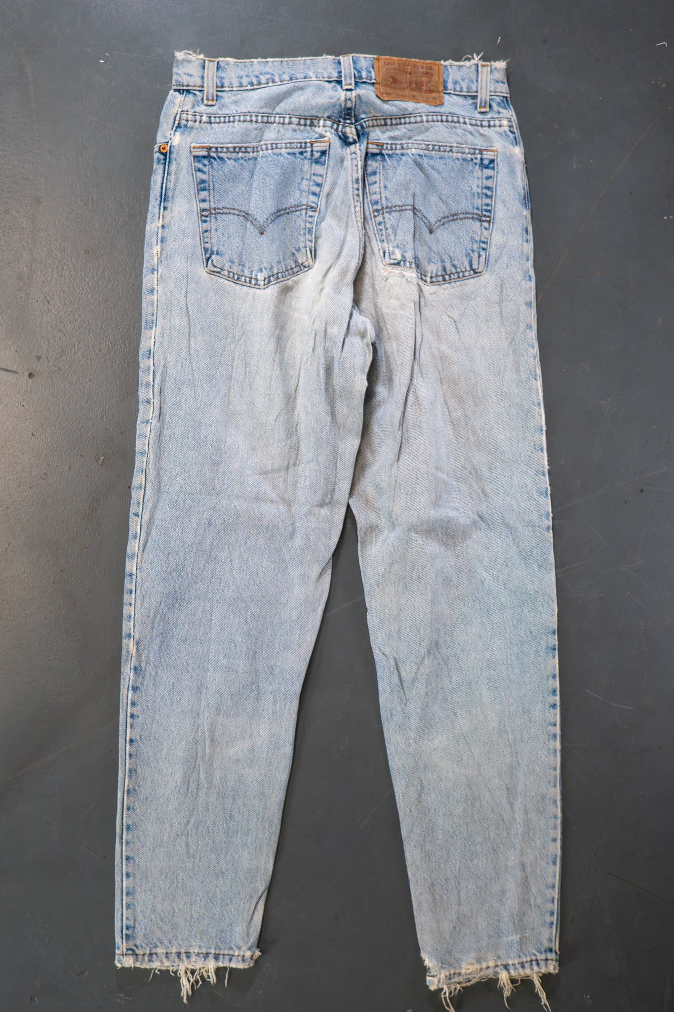 Ladies Levi's High Waisted 550s Tapered Leg Denim Jeans – 90s Y2K -W30, L30