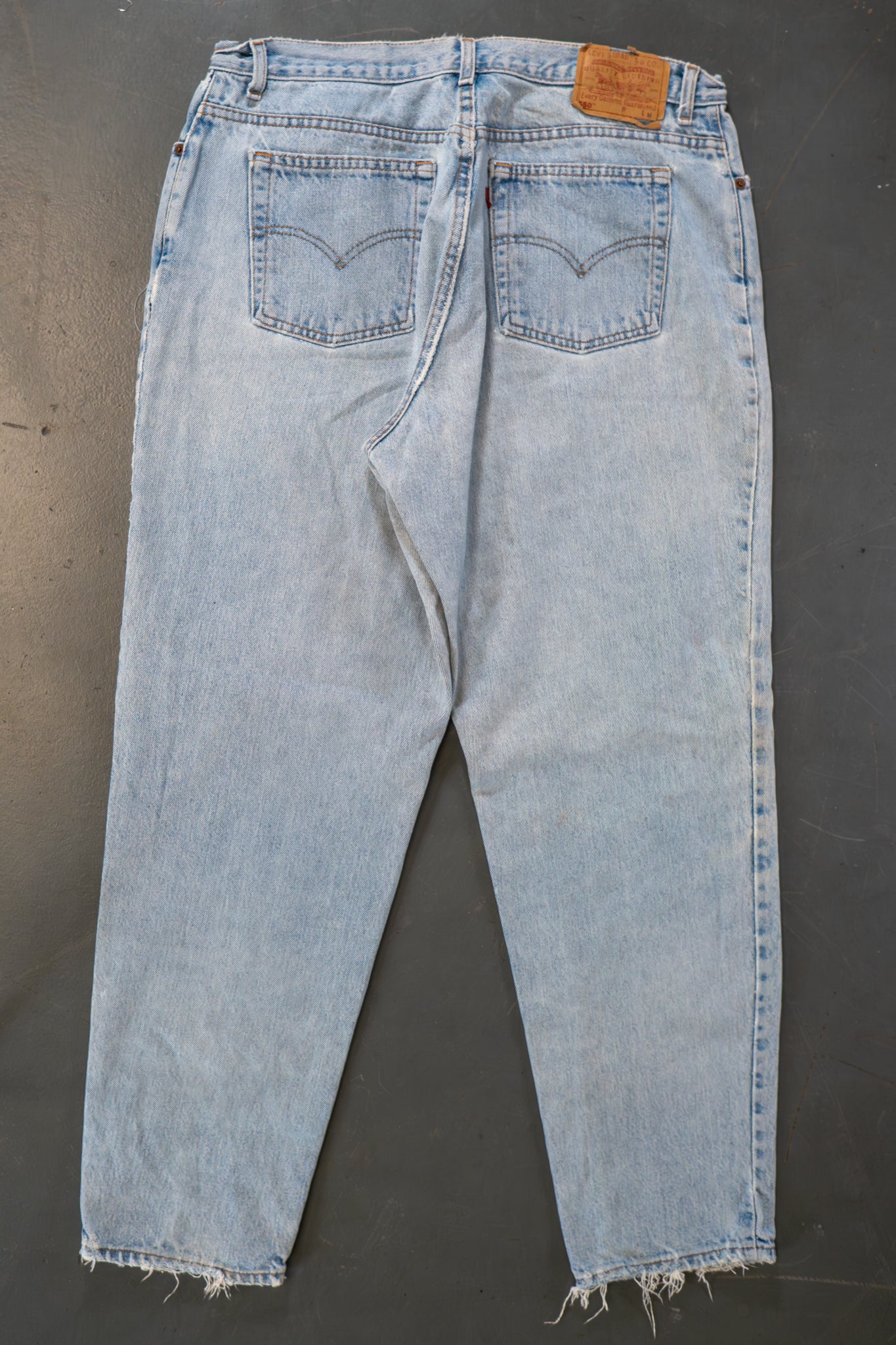 Ladies Levi's High Waisted 550s Tapered Leg Denim Jeans – 90s Y2K -W35, L29