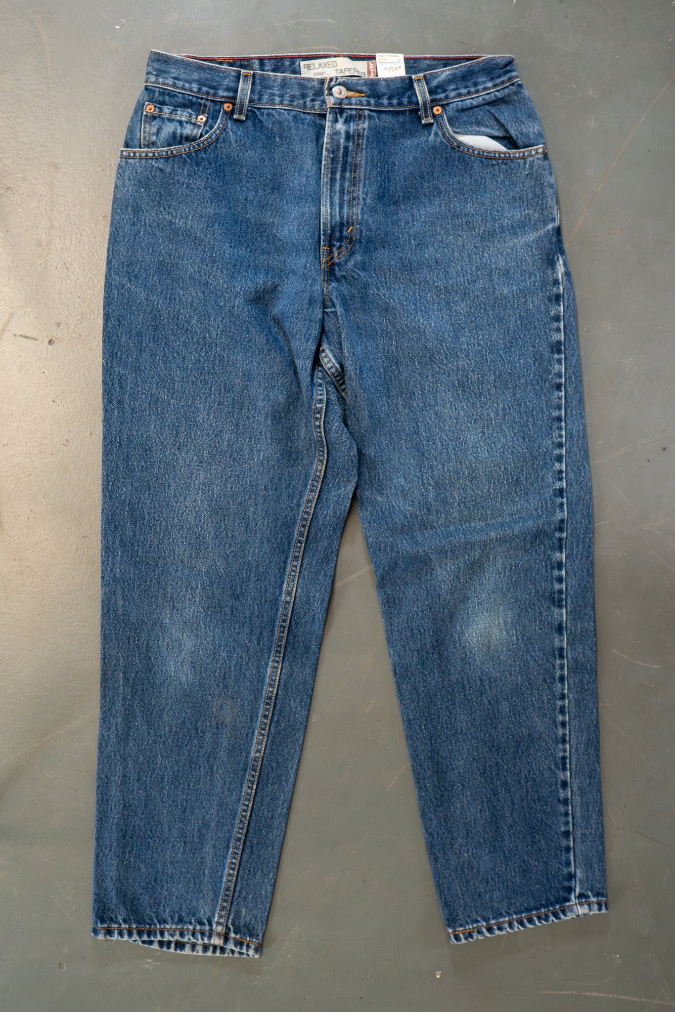 Ladies Levi's High Waisted 550s Tapered Leg Denim Jeans – 90s Y2K -W32, L29
