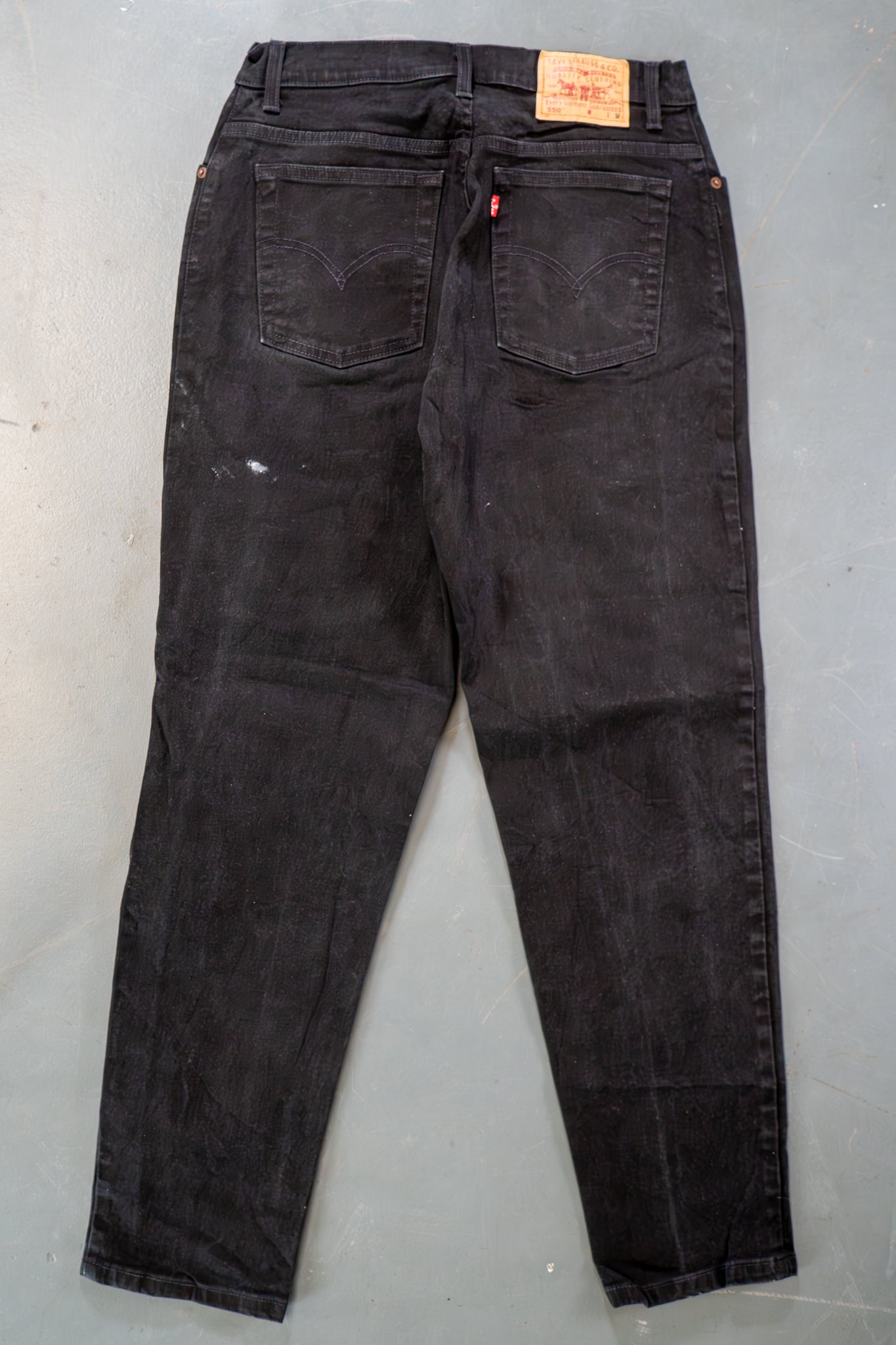 Ladies Levi's High Waisted 550s Tapered Leg Denim Jeans – 90s Y2K -W30, L31