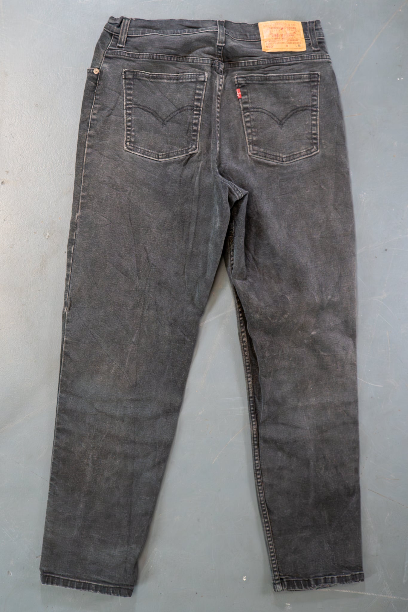Ladies Levi's High Waisted 550s Tapered Leg Denim Jeans – 90s Y2K -W31, L30