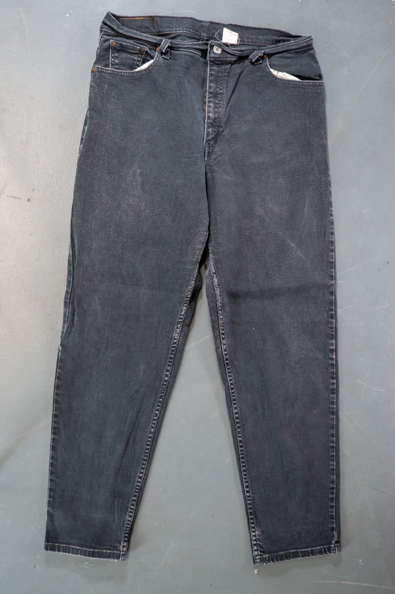 Ladies Levi's High Waisted 550s Tapered Leg Denim Jeans – 90s Y2K -W33, L29