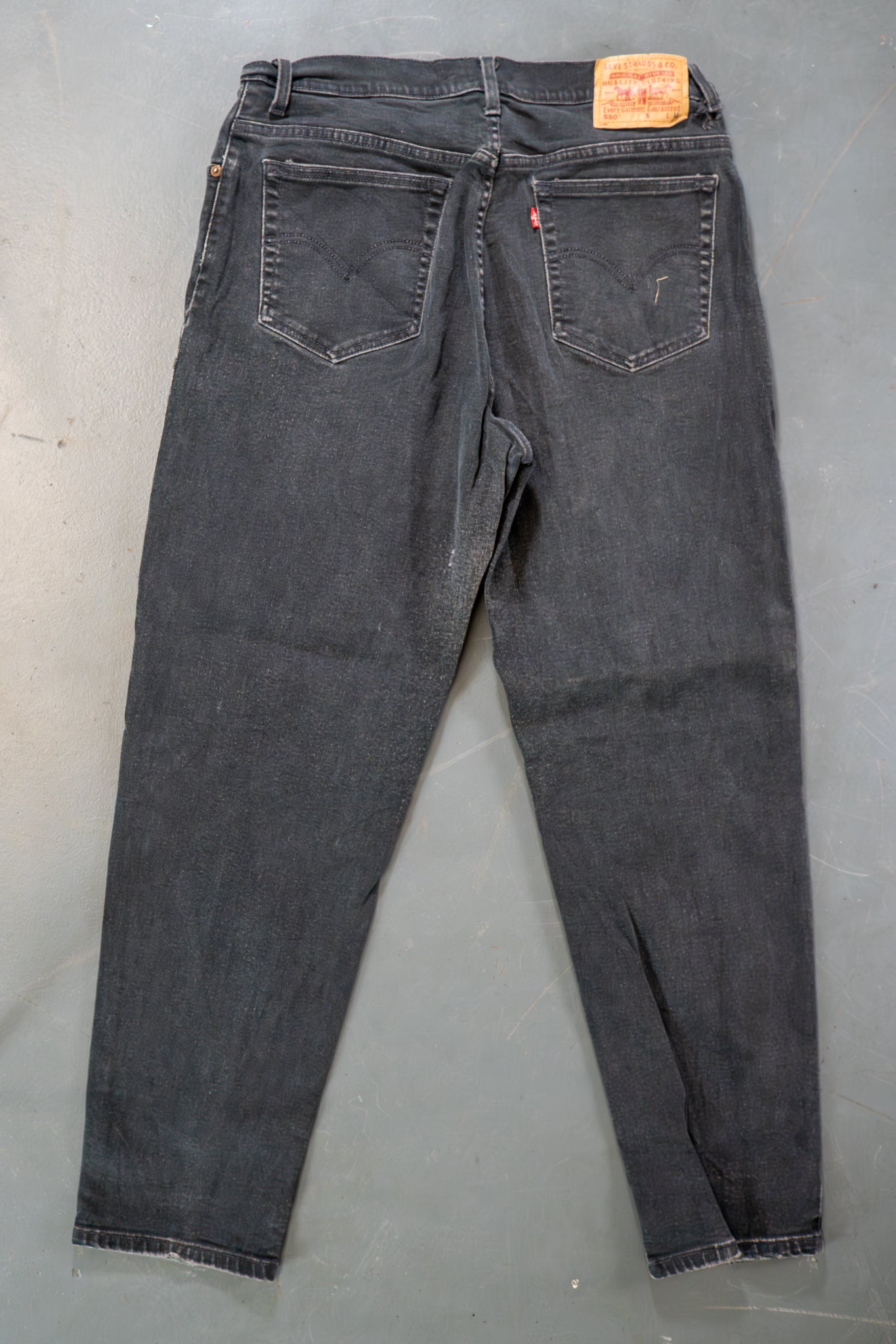Ladies Levi's High Waisted 550s Tapered Leg Denim Jeans – 90s Y2K -W33, L29
