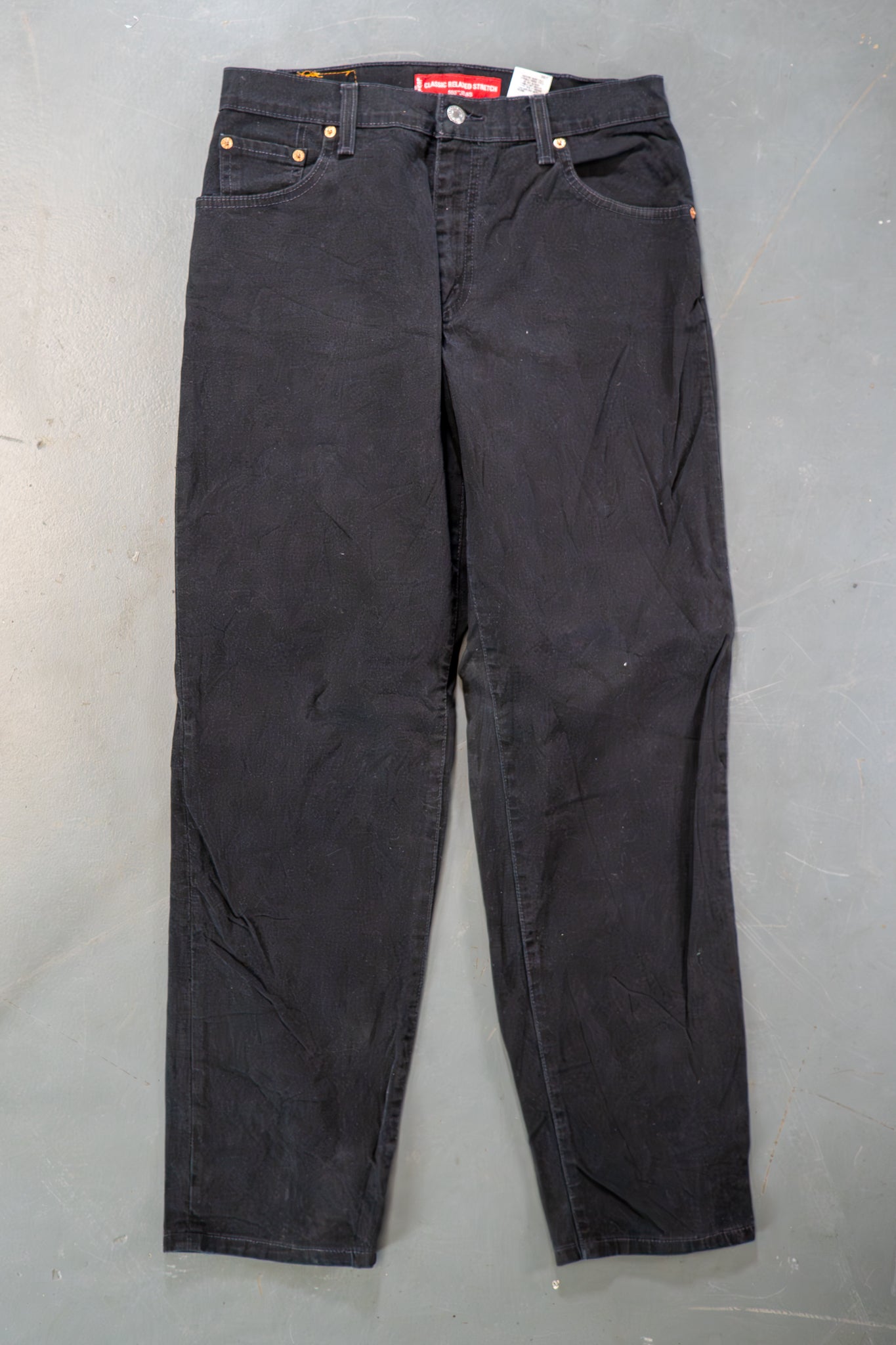 Ladies Levi's High Waisted 550s Tapered Leg Denim Jeans – 90s Y2K -W29, L30