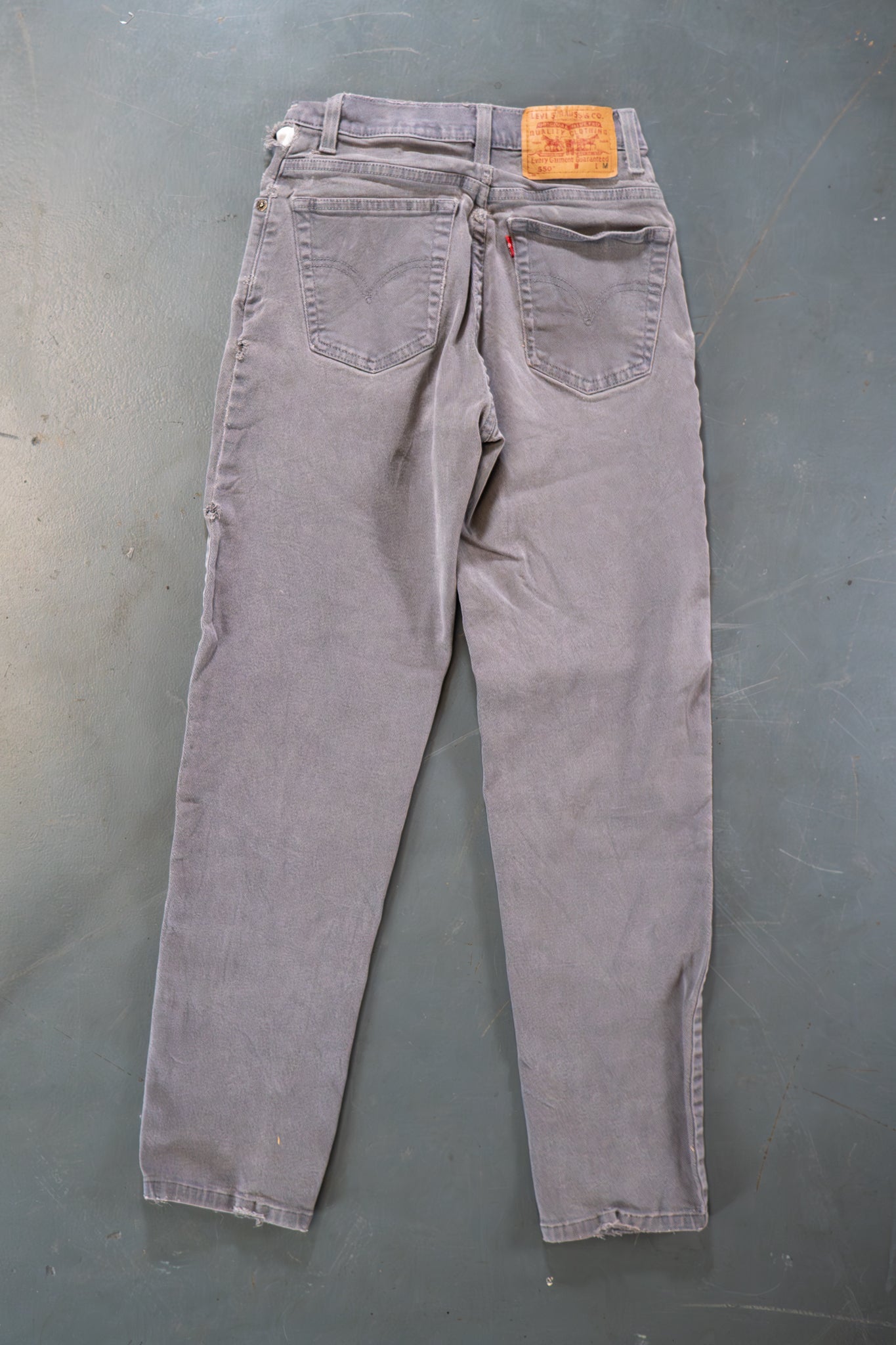 Ladies Levi's High Waisted 550s Tapered Leg Denim Jeans – 90s Y2K -W24, L28