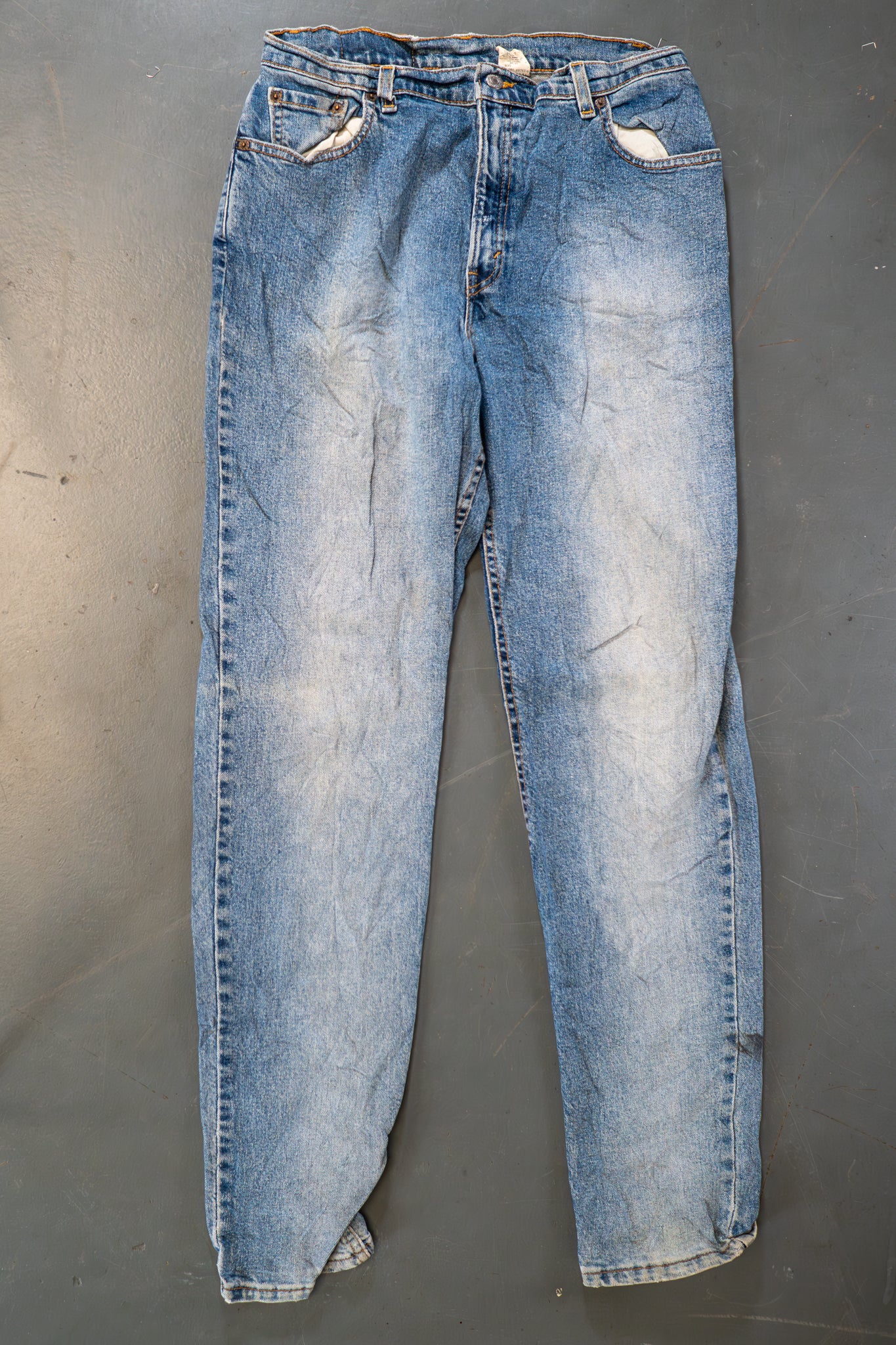 Ladies Levi's High Waisted 550s Tapered Leg Denim Jeans – 90s Y2K -W30, L32