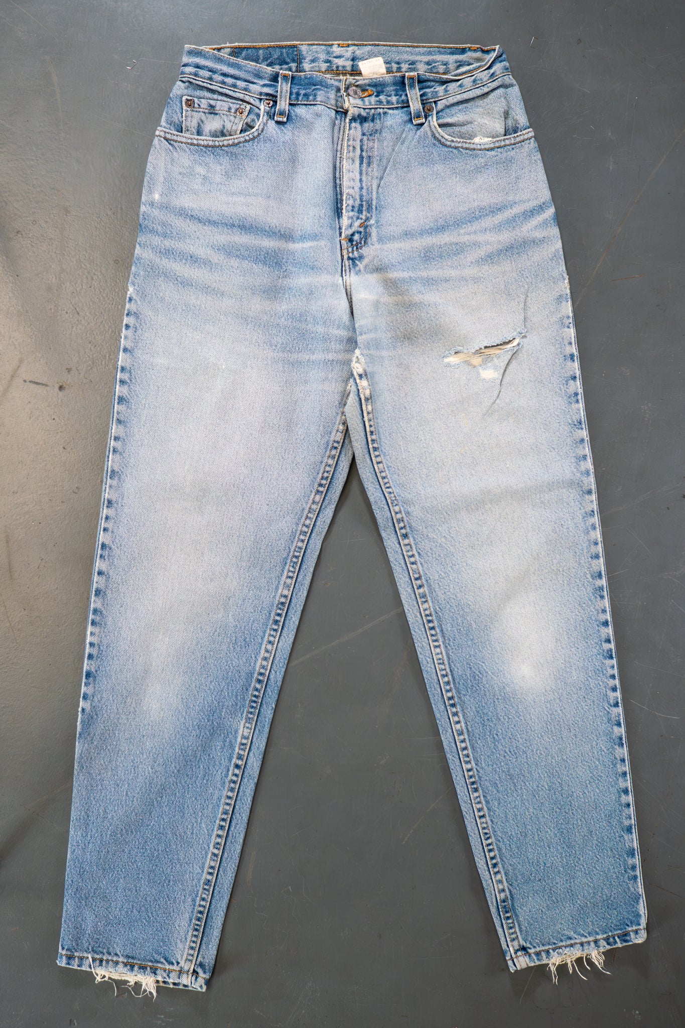 Ladies Levi's High Waisted 550s Tapered Leg Denim Jeans – 90s Y2K -W28, L30