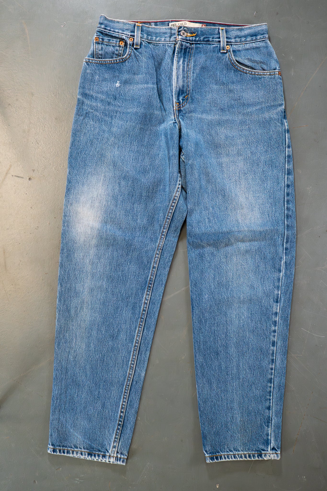 Ladies Levi's High Waisted 550s Tapered Leg Denim Jeans – 90s Y2K -W32, L30