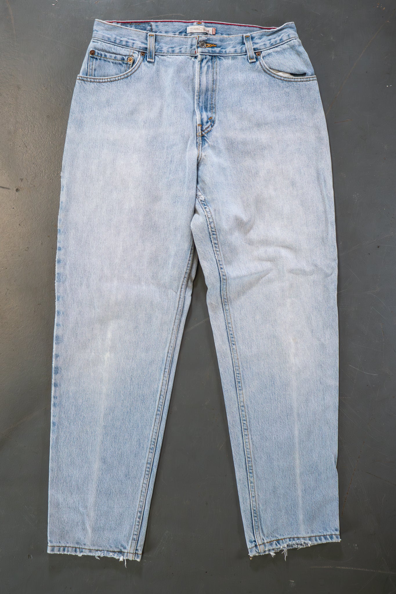 Ladies Levi's High Waisted 550s Tapered Leg Denim Jeans – 90s Y2K -W30, L30