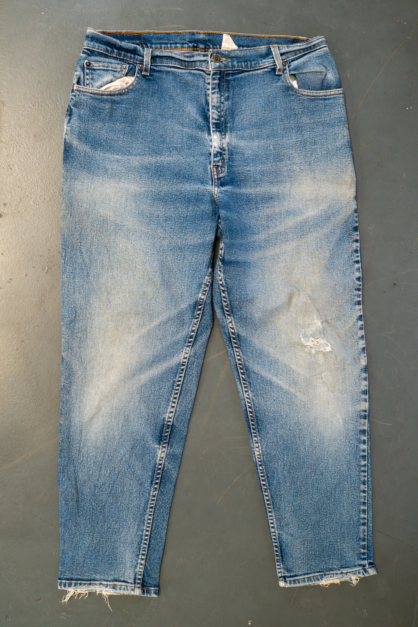 Ladies Levi's High Waisted 550s Tapered Leg Denim Jeans – 90s Y2K -W33, L26