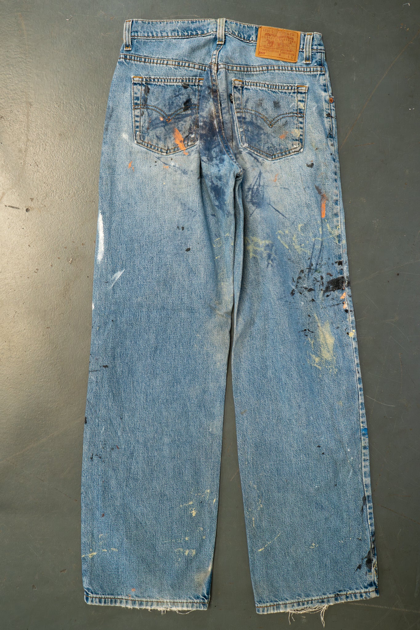 Ladies Levi's High Waisted 565s Tapered Leg Denim Jeans – 90s Y2K -W30, L32