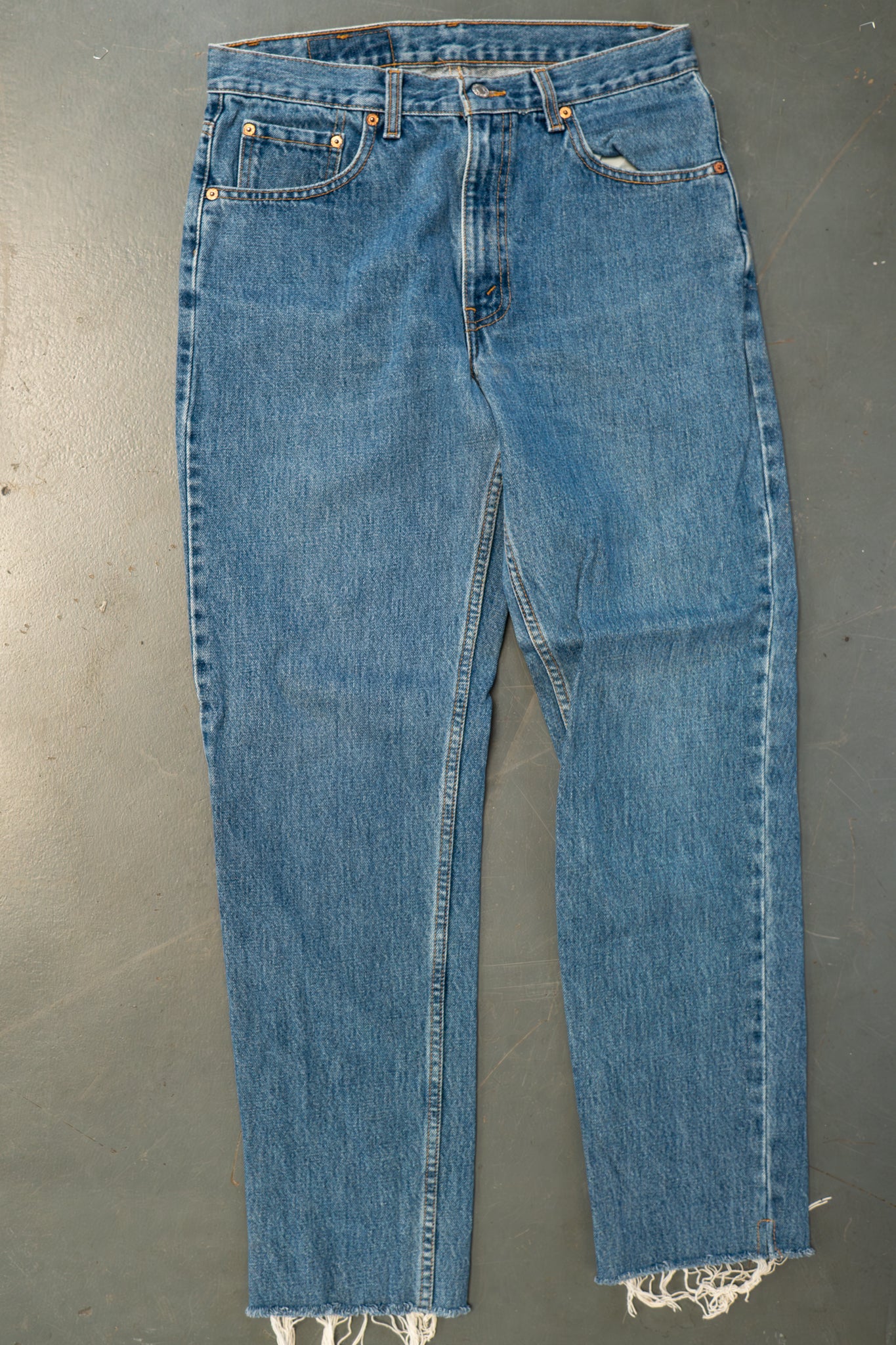 Ladies Levi's High Waisted 512s Tapered Leg Denim Jeans – 90s Y2K -W32, L30