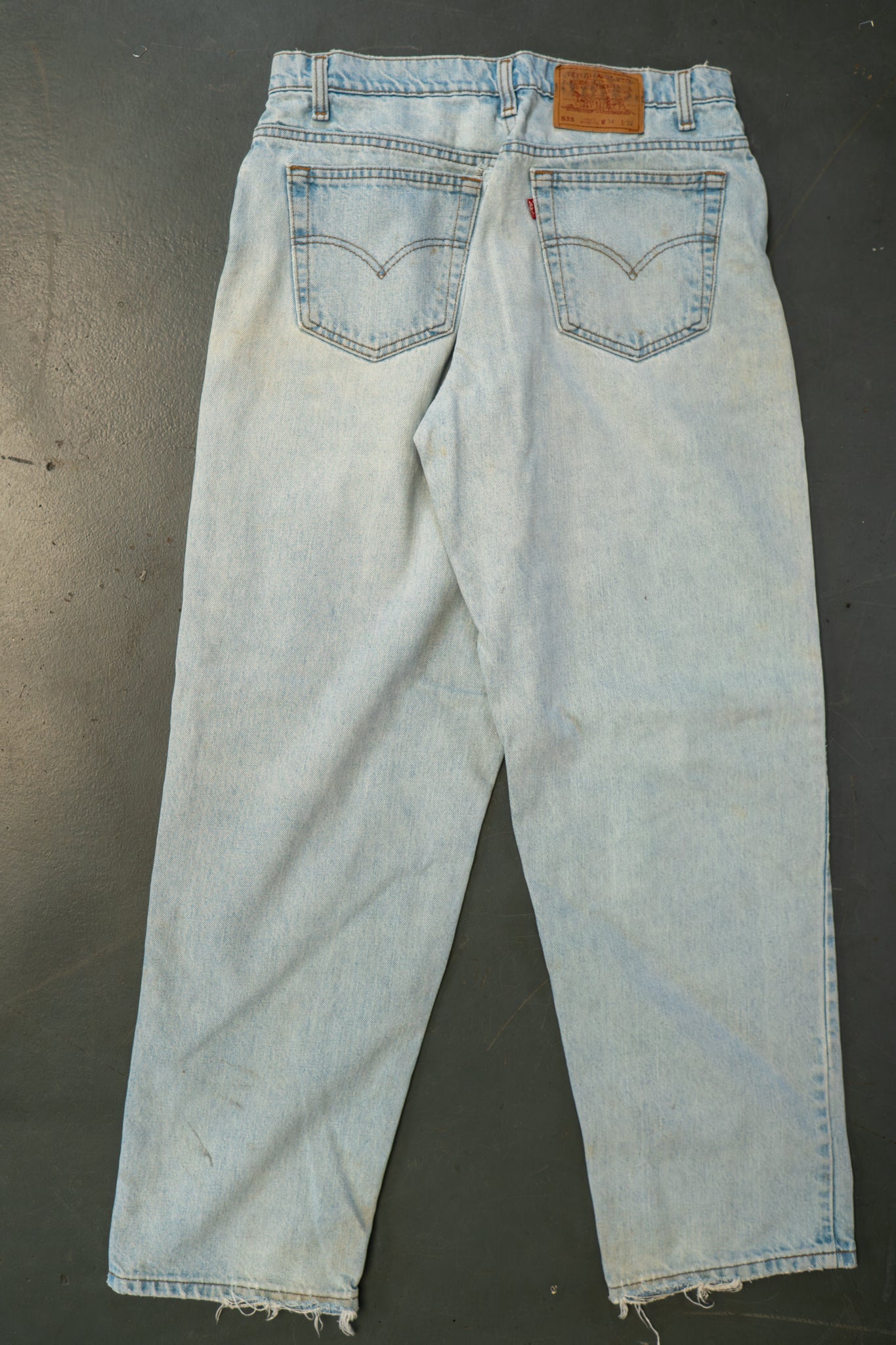 Ladies Levi's High Waisted 535s Tapered Leg Denim Jeans – 90s Y2K -W32, L32