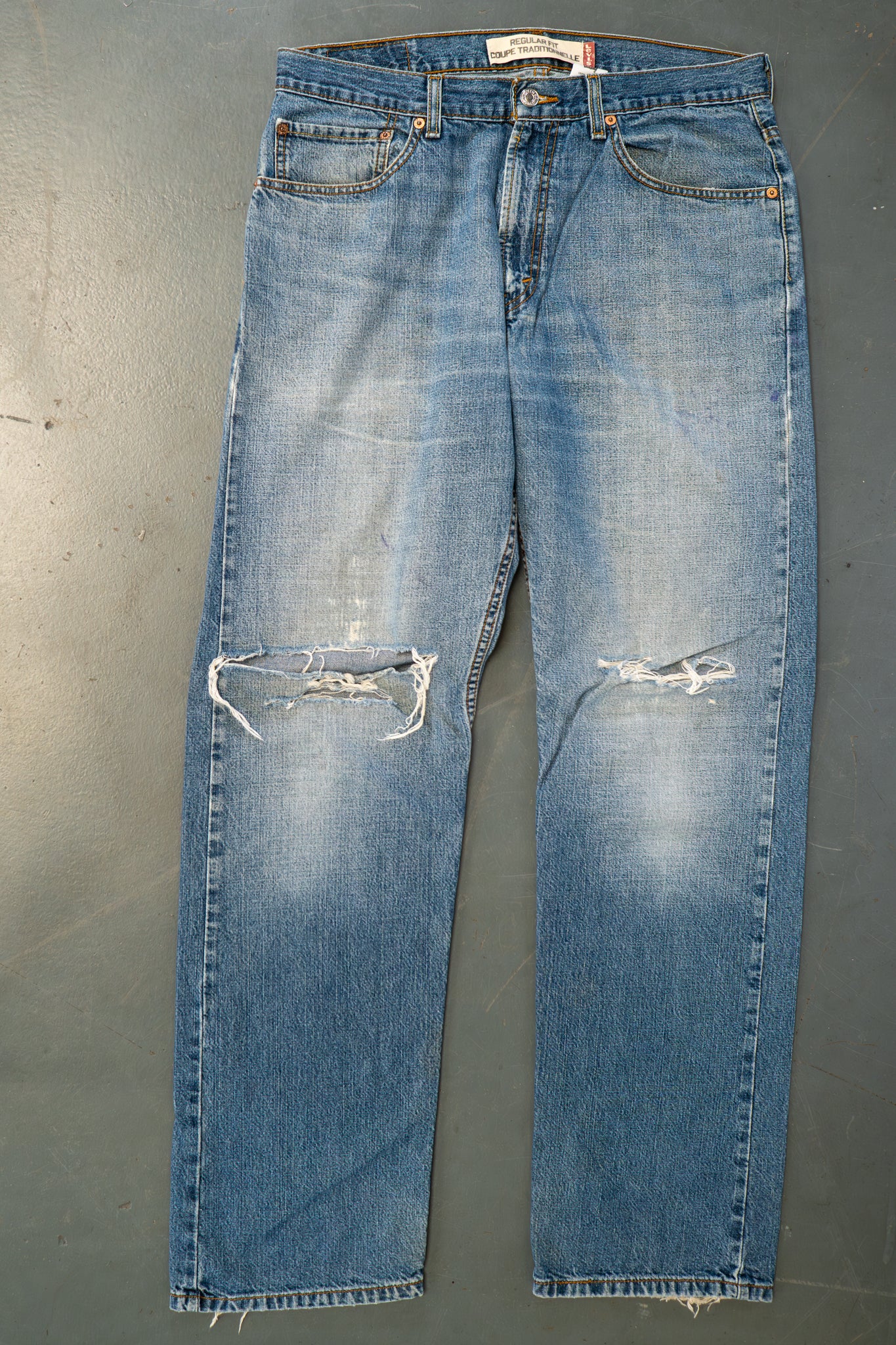 Levi's Vintage 505 Regular Fit Denim Jeans – 90s Y2K - W33, L31