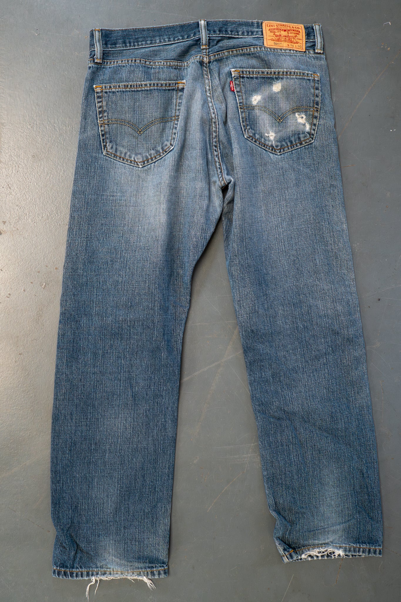 Levi's Vintage 505 Regular Fit Denim Jeans – 90s Y2K - W34, L28