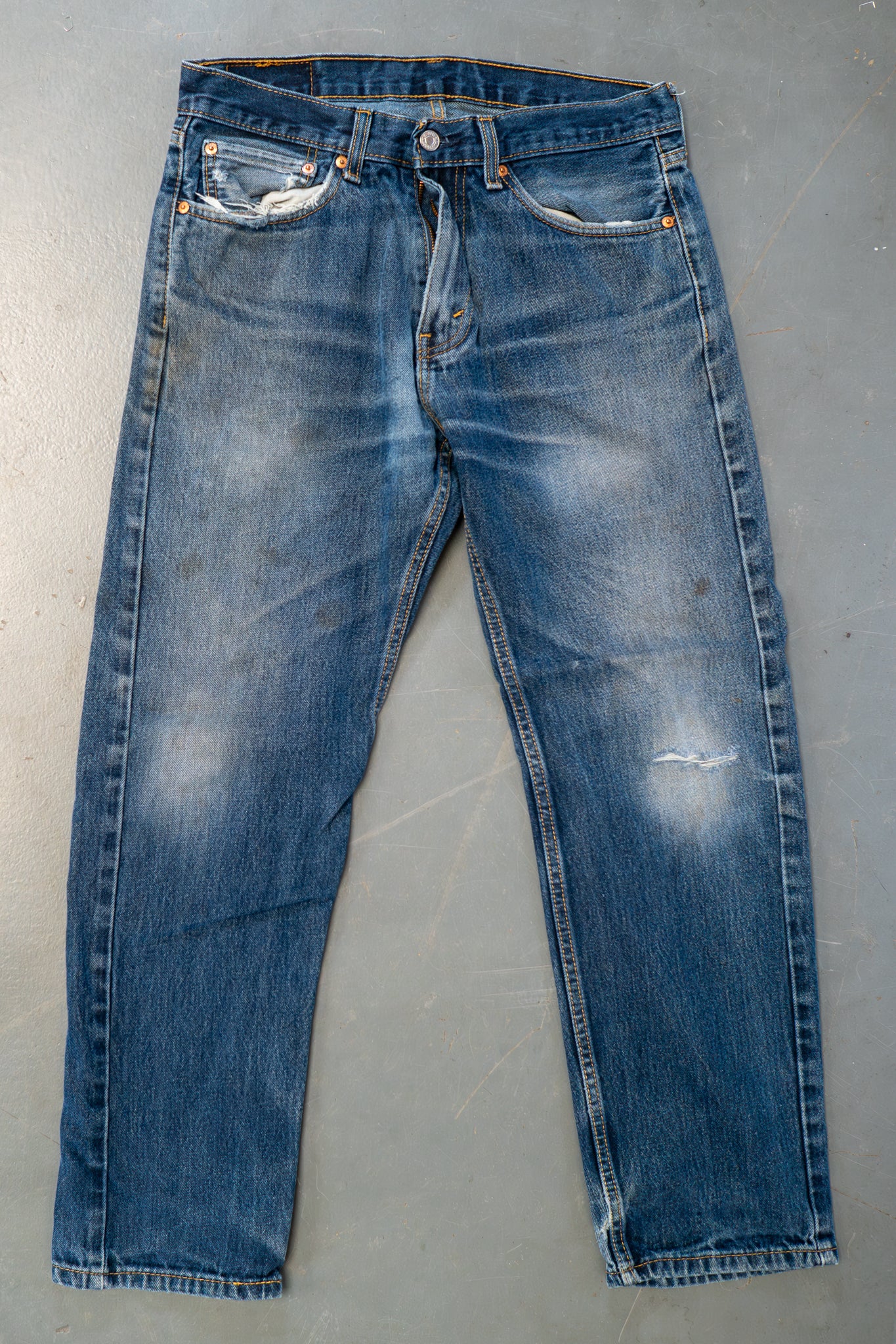 Levi's Vintage 505 Regular Fit Denim Jeans – 90s Y2K - W32, L28