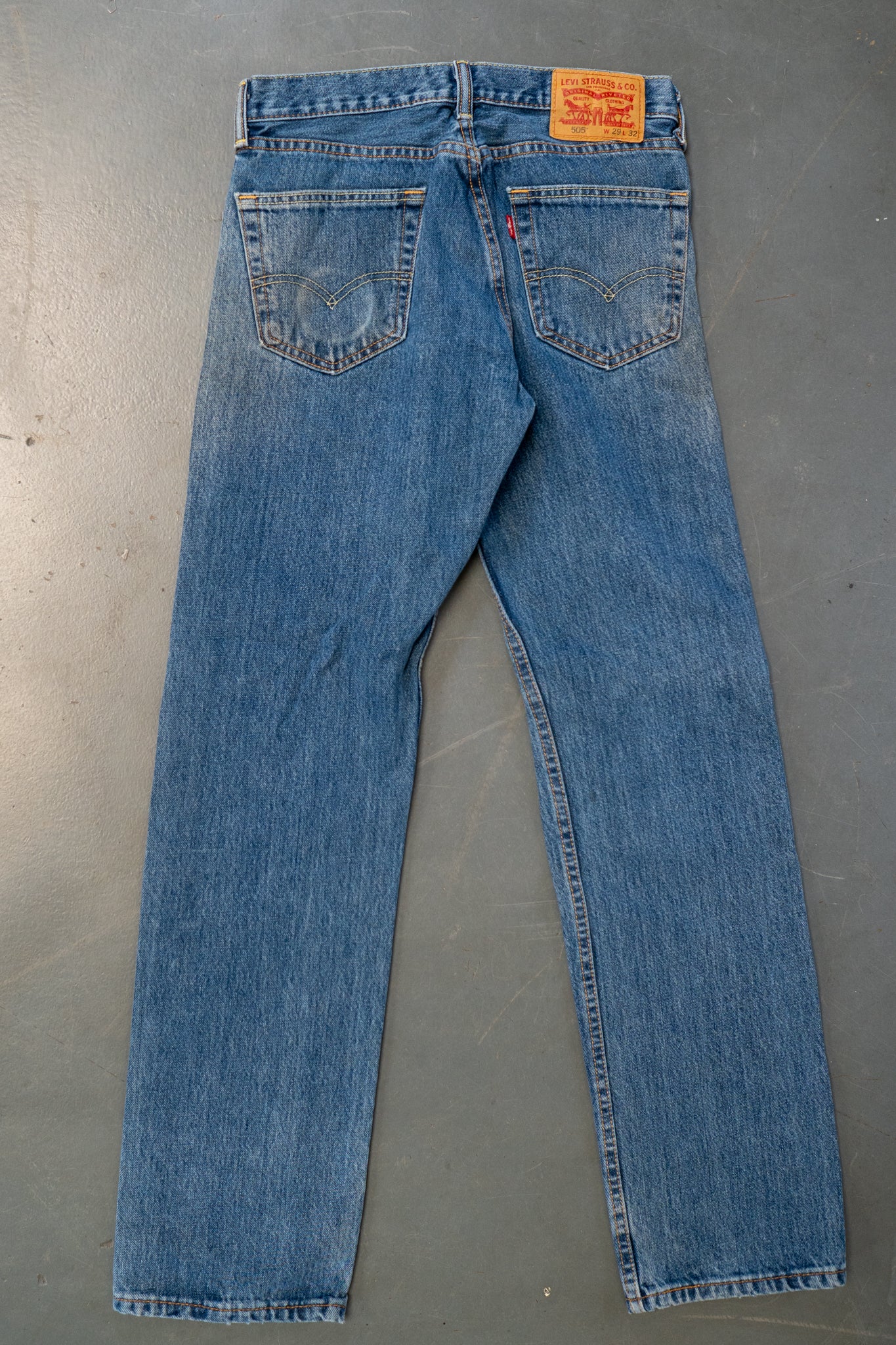 Levi's Vintage 505 Regular Fit Denim Jeans – 90s Y2K - W29, L31