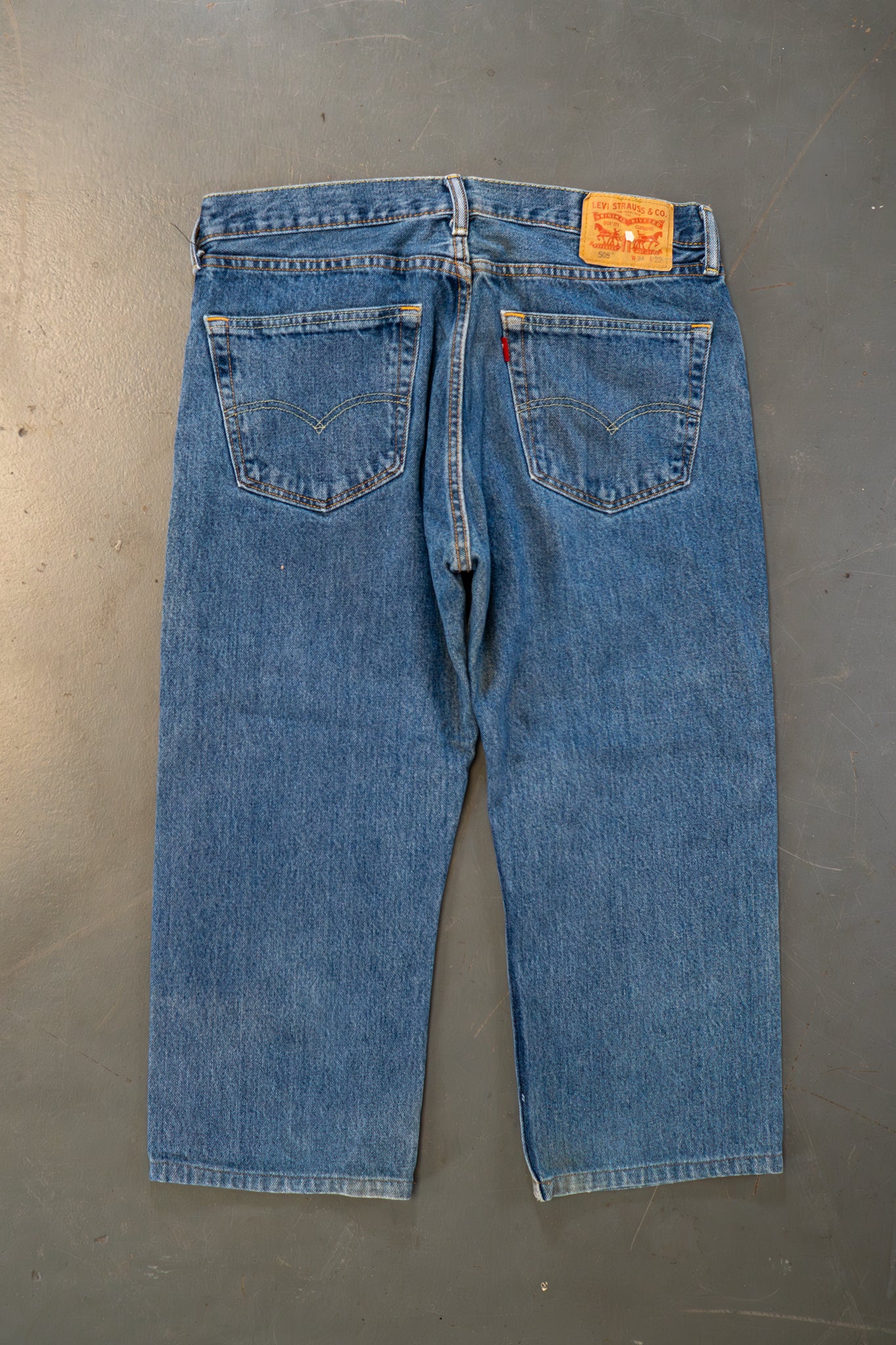 Levi's Vintage 505 Regular Fit Denim Jeans – 90s Y2K - W34, L21