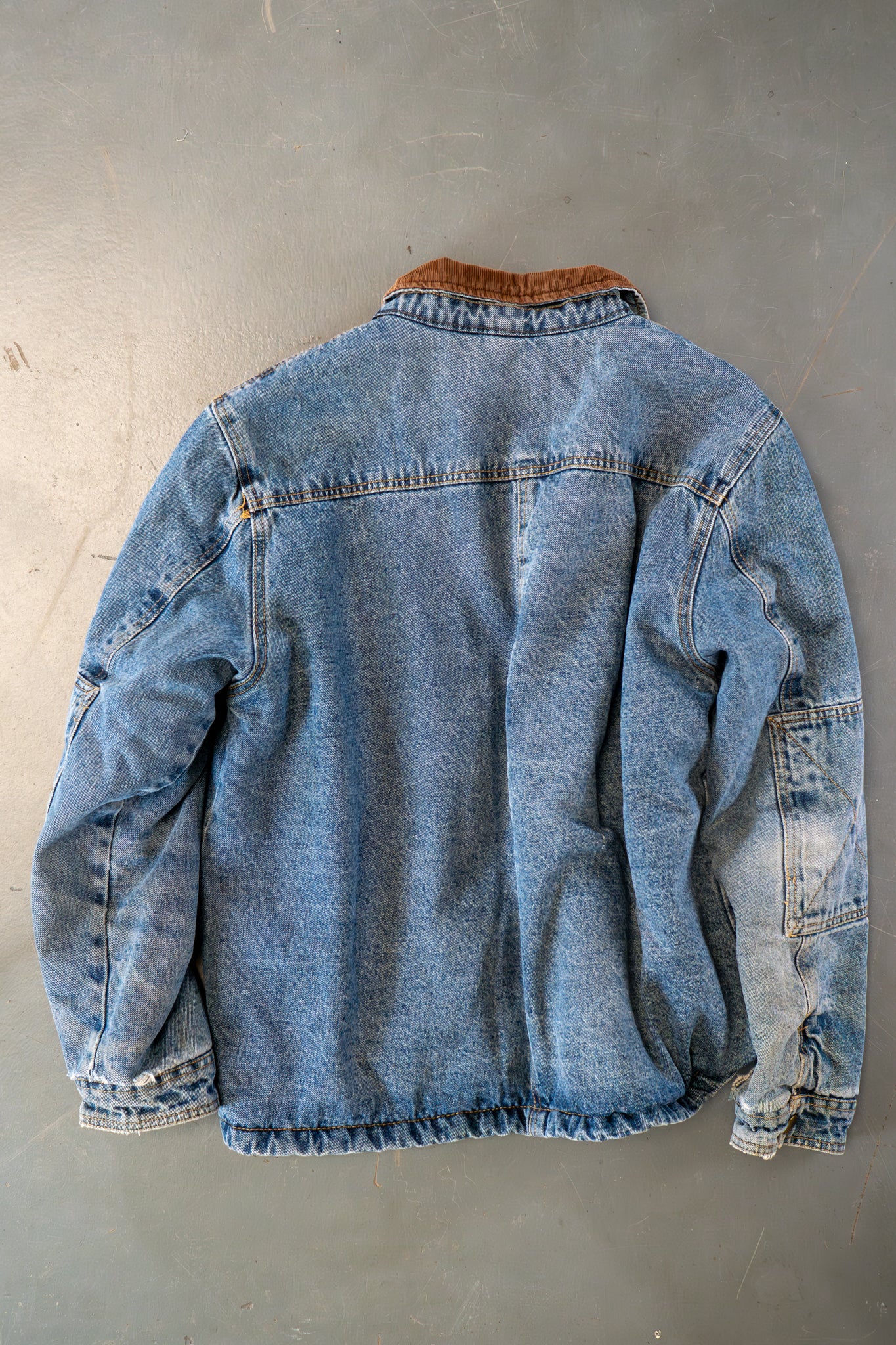 Vintage Wrangler Sherpa Fleece Lined Denim Jacket - XL