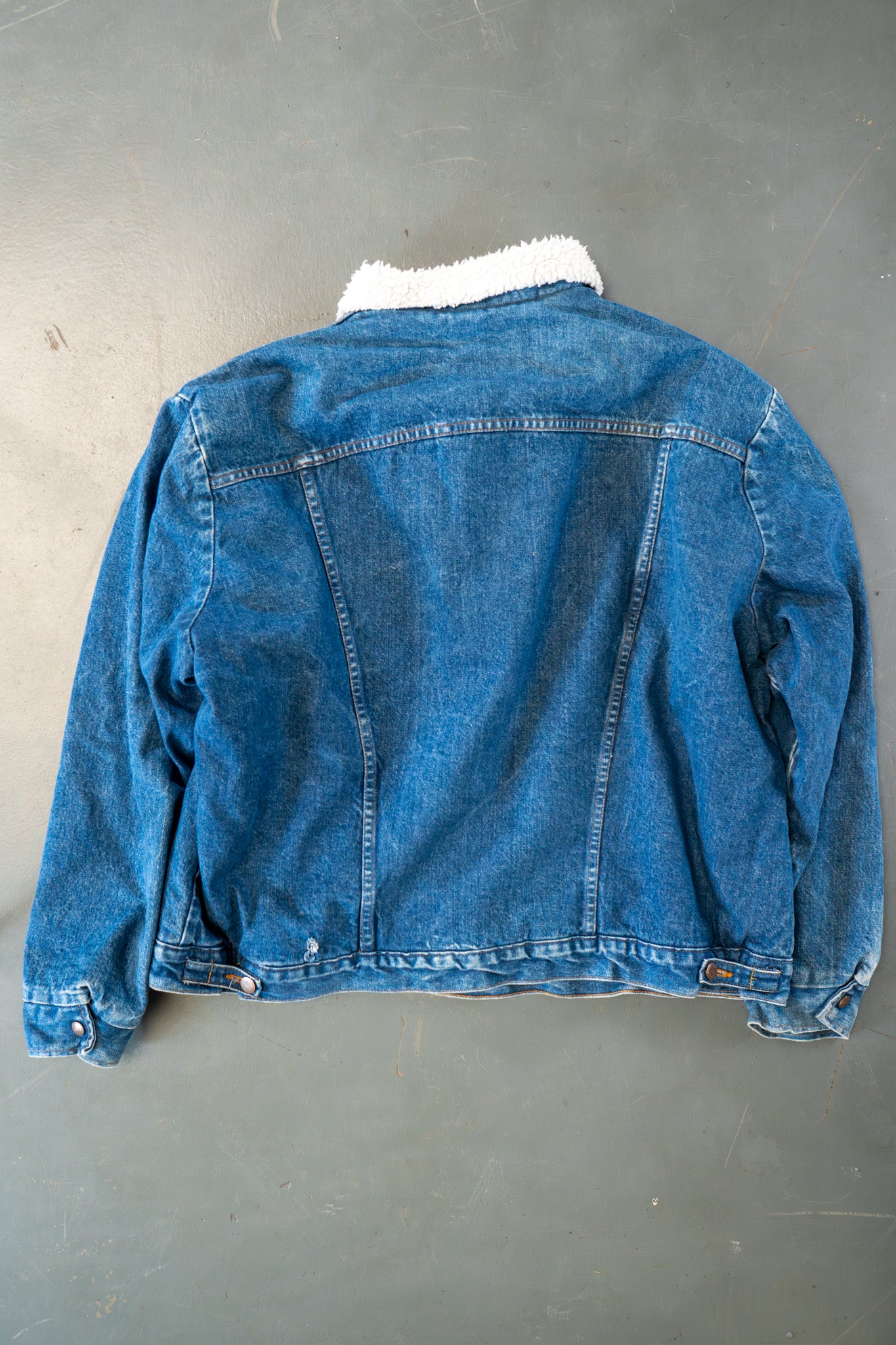 Vintage Wrangler Sherpa Fleece Lined Denim Jacket - 2XL