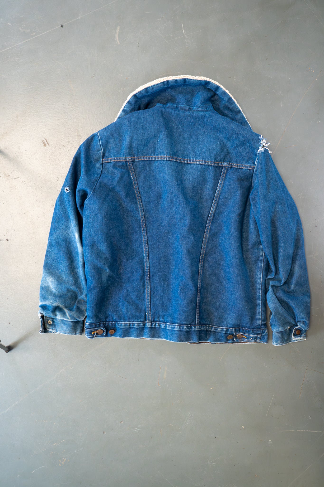Vintage Wrangler Sherpa Fleece Lined Denim Jacket - XL