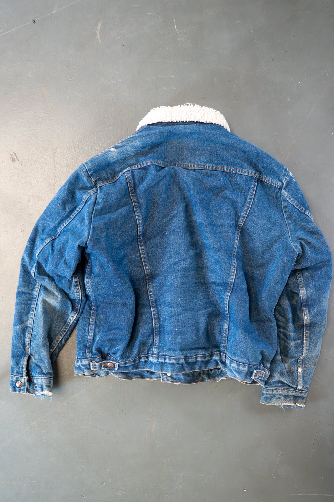 Vintage Wrangler Sherpa Fleece Lined Denim Jacket - XXL