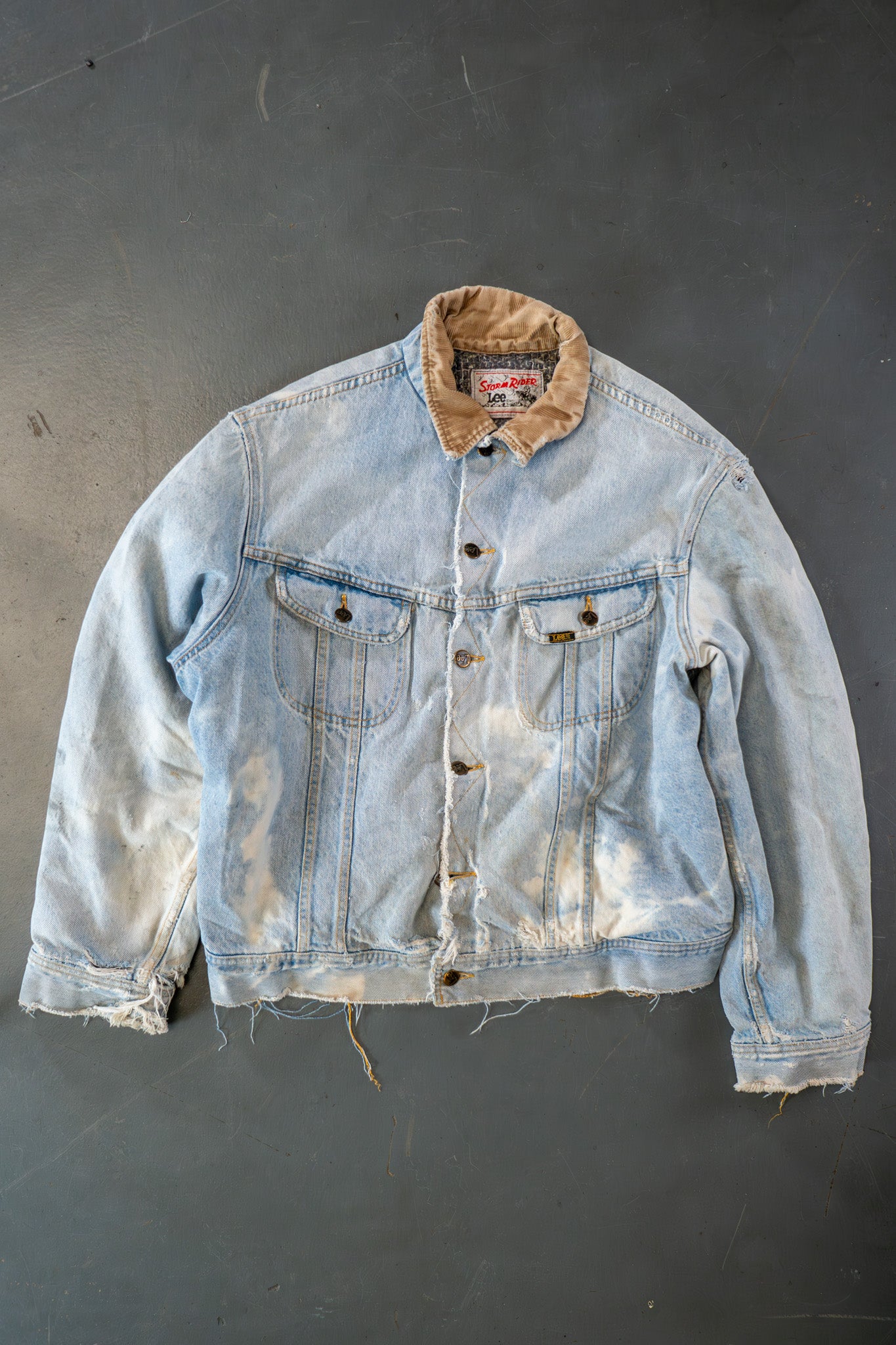 Vintage Lee Storm Rider Denim Jacket - XL