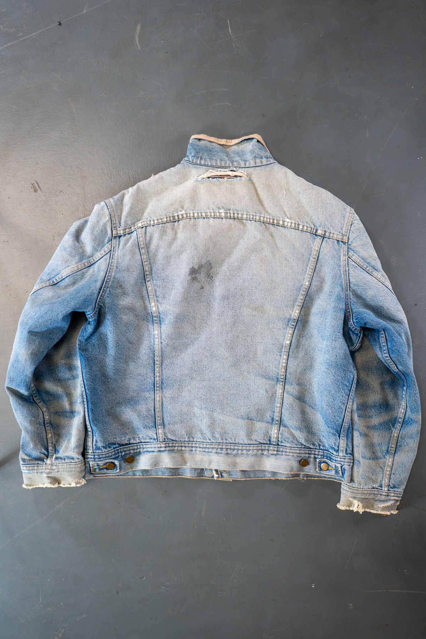 Vintage Lee Storm Rider Denim Jacket - XL