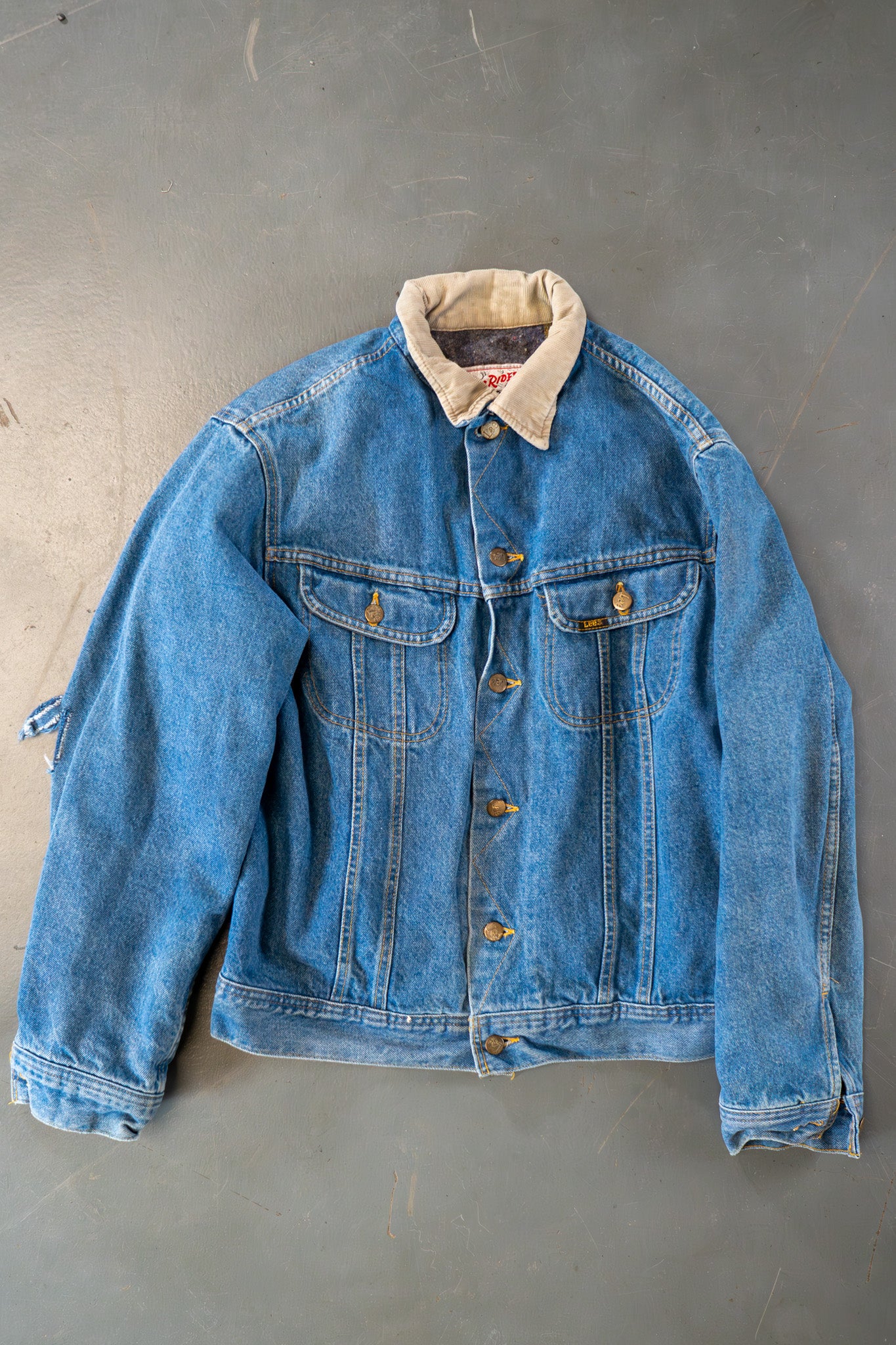 Vintage Lee Storm Rider Denim Jacket - XL