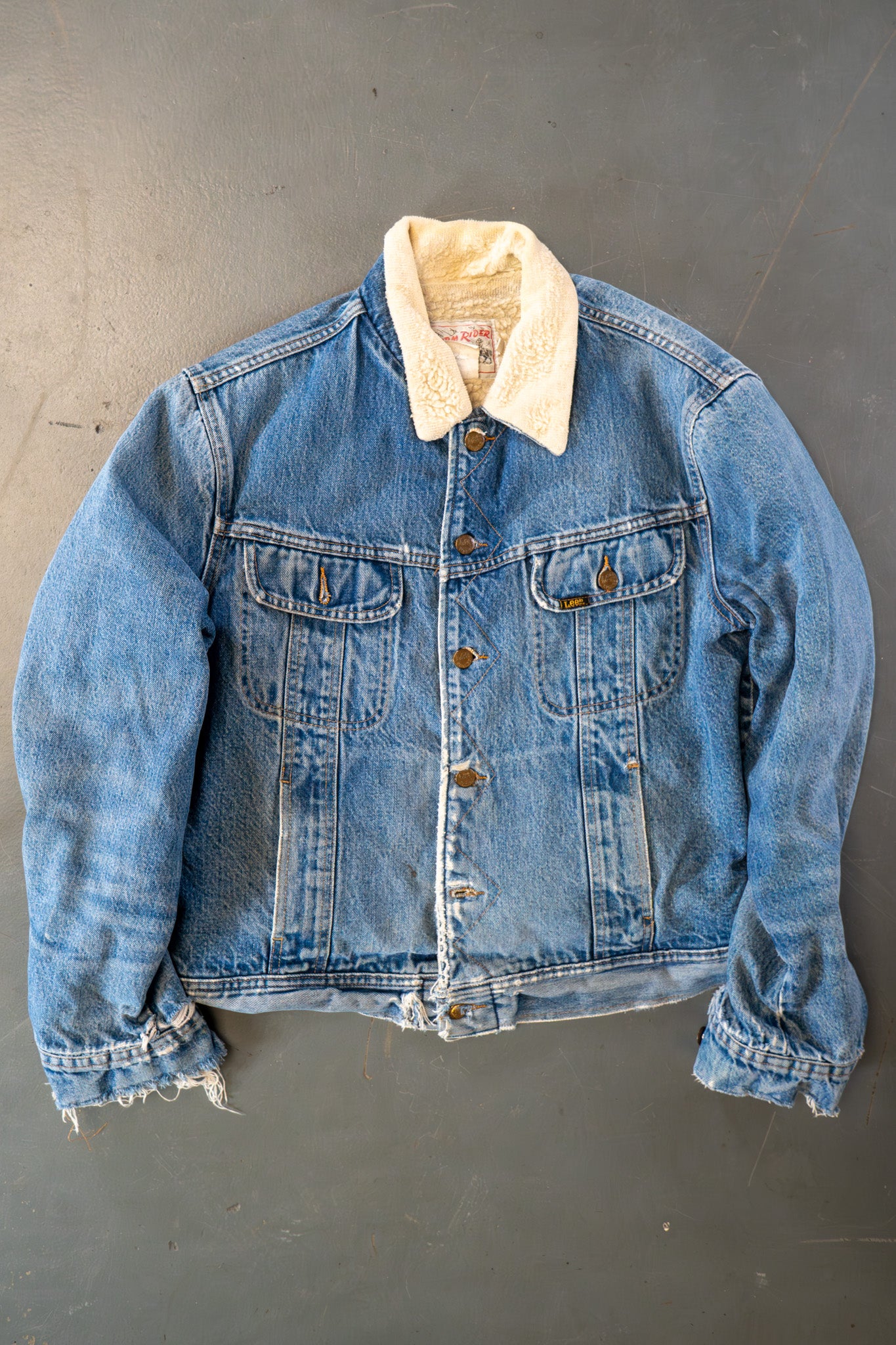 Vintage Lee Storm Rider Denim Jacket - L