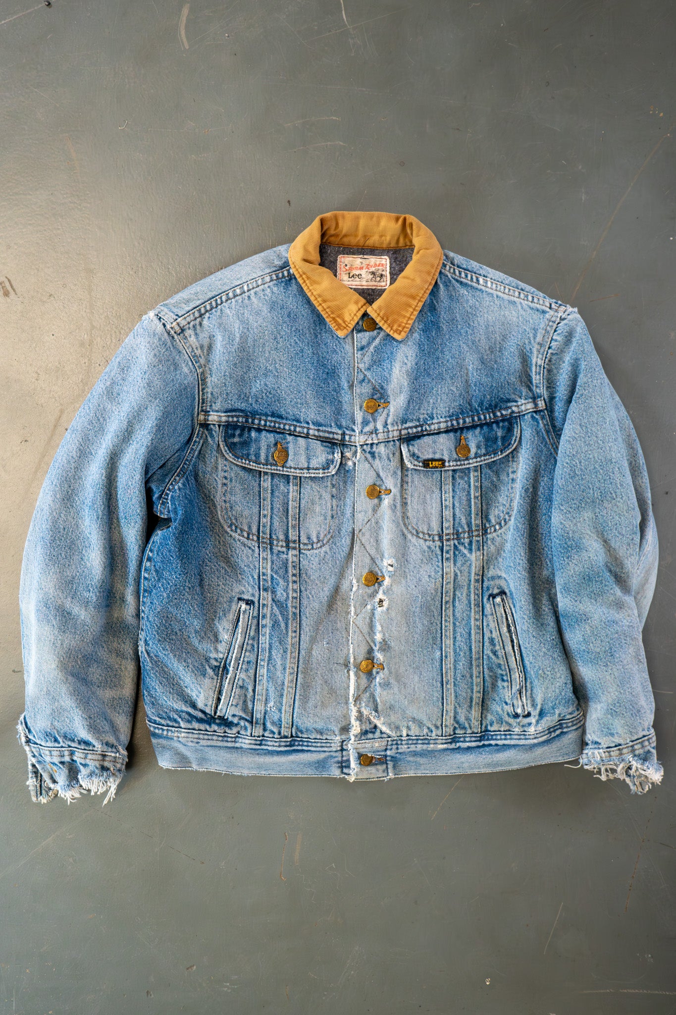 Vintage Lee Storm Rider Denim Jacket - XL