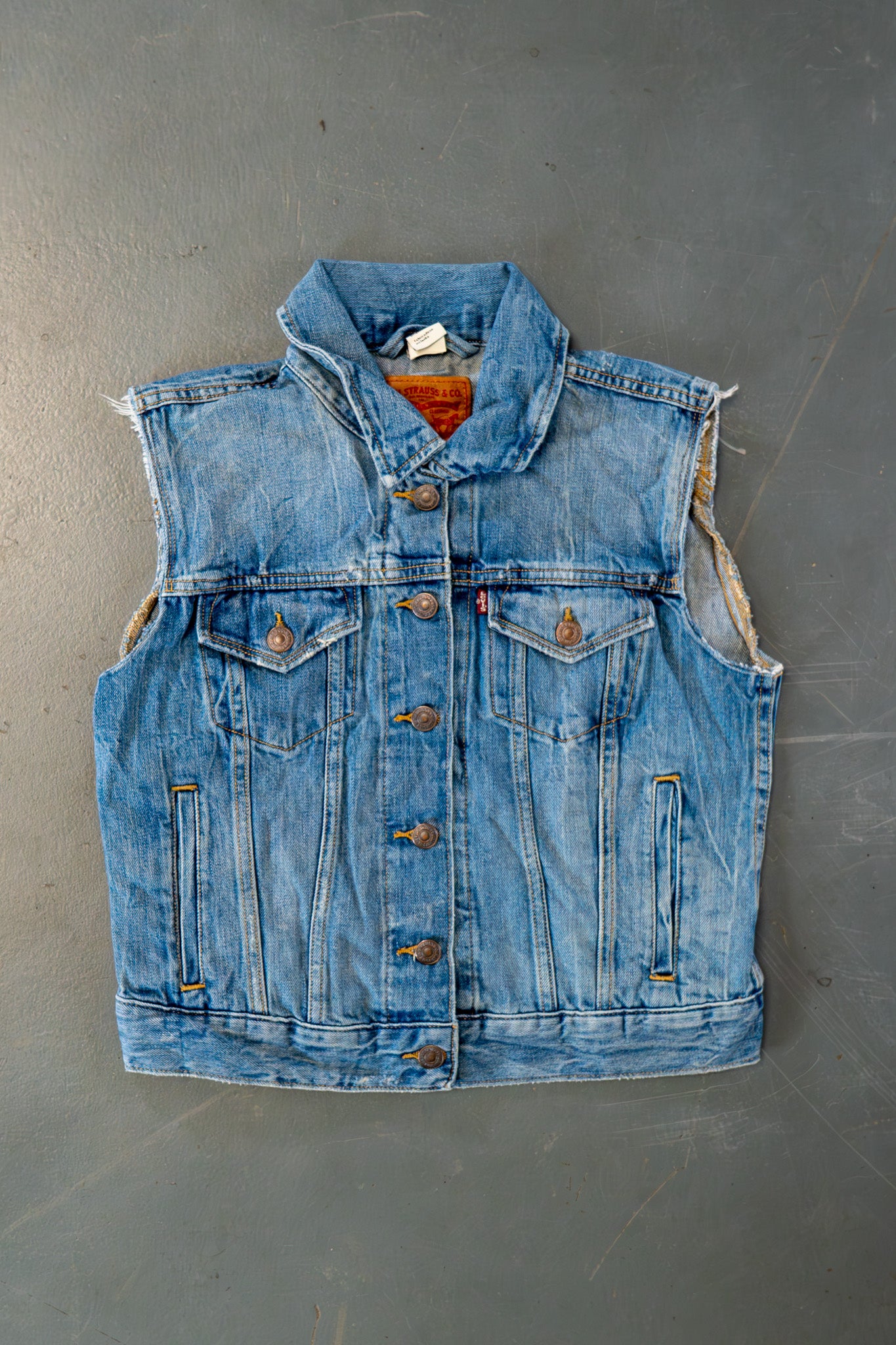 Vintage Levi's Trucker Denim Vest / Gilet - S