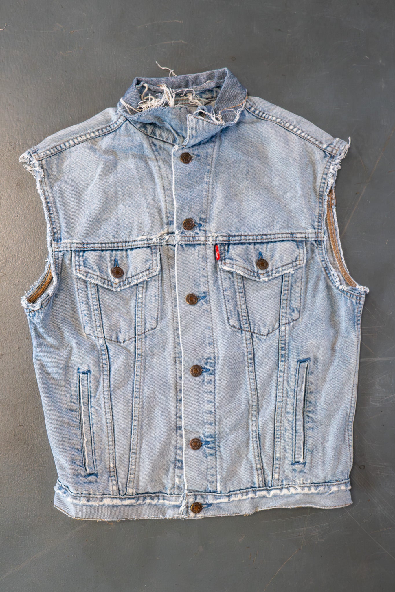 Vintage Levi's Trucker Denim Vest / Gilet - L