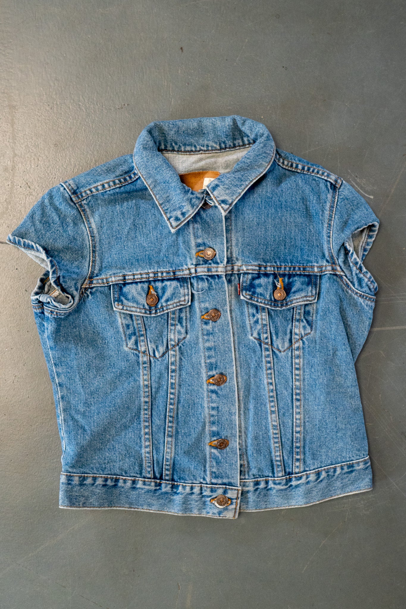 Vintage Levi's Trucker Denim Vest / Gilet - M