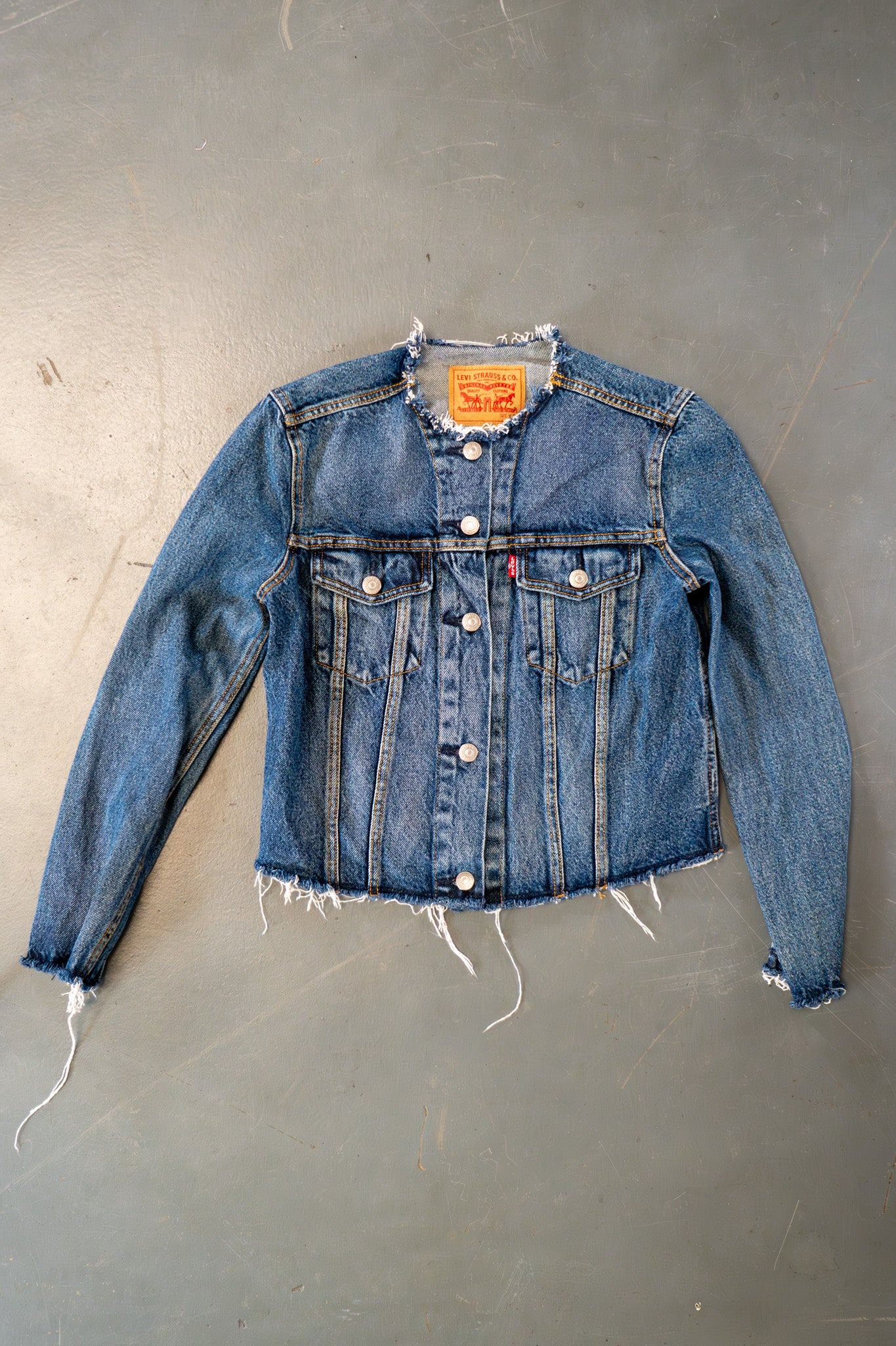Vintage Ladies Levi's Trucker Denim Jacket - S