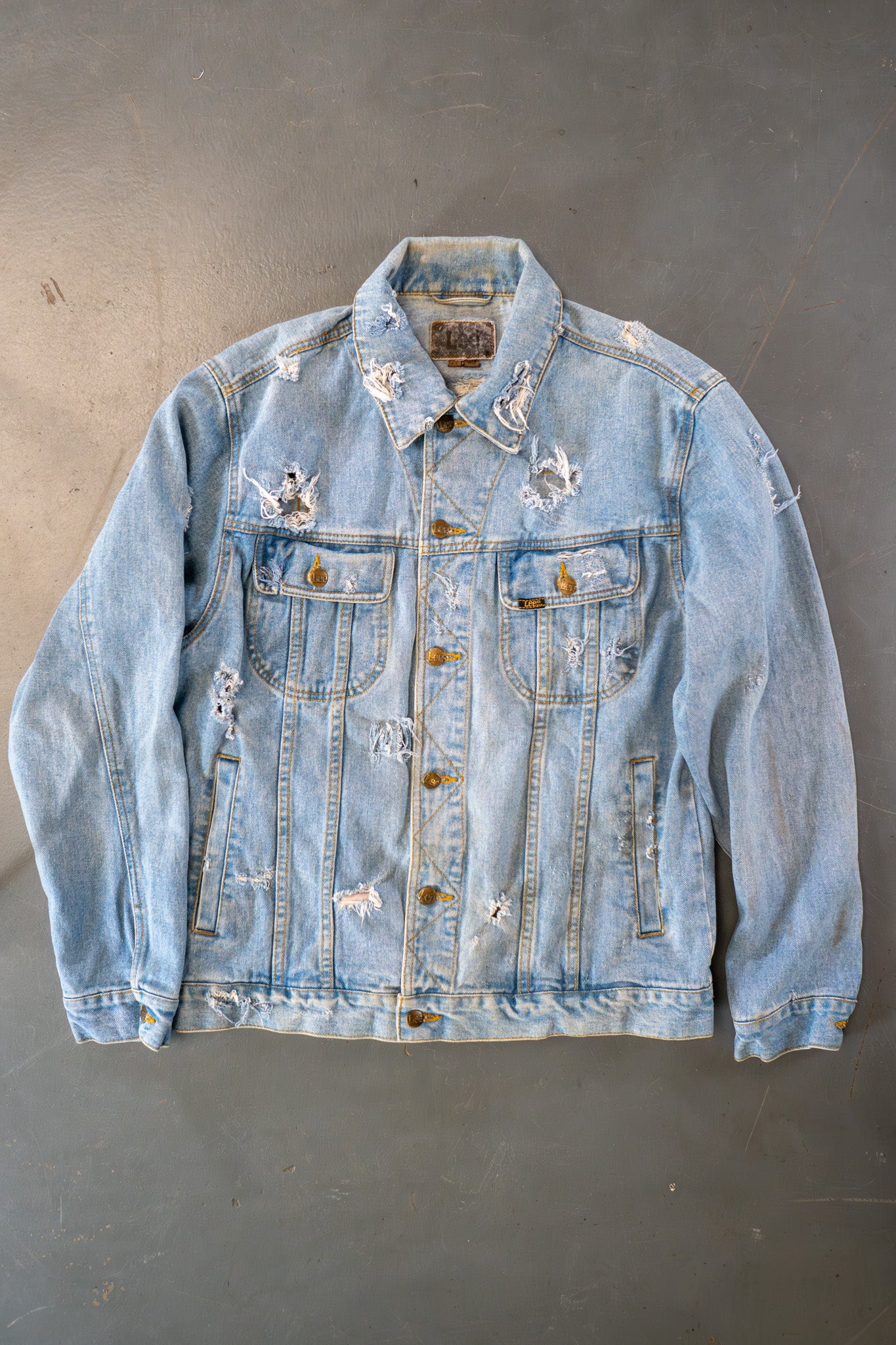 Vintage Ladies Lee Trucker Denim Jacket - XXL