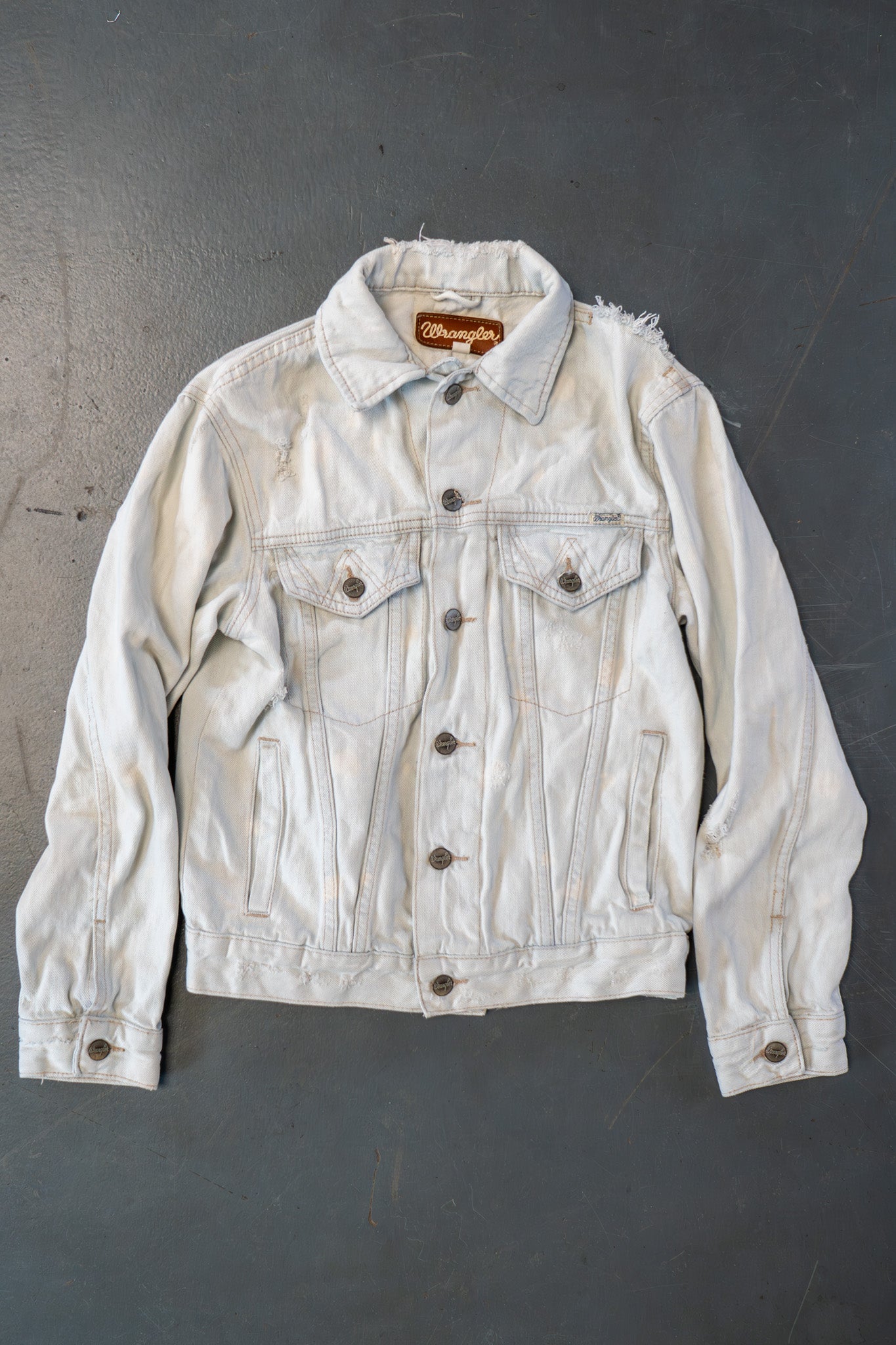 Vintage Ladies Wrangler Trucker Denim Jacket - S