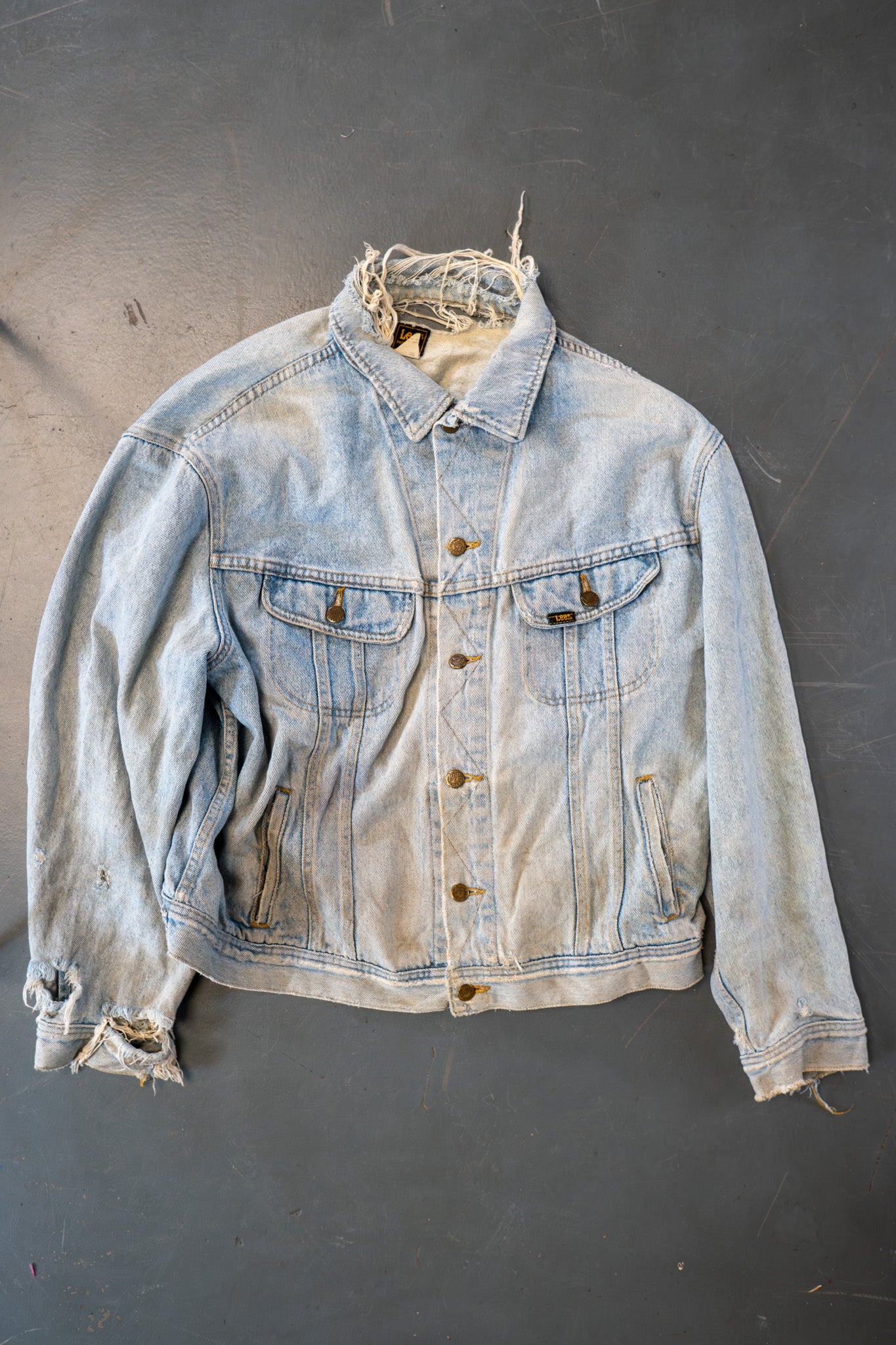 Vintage Lee Trucker Denim Jacket - XXL