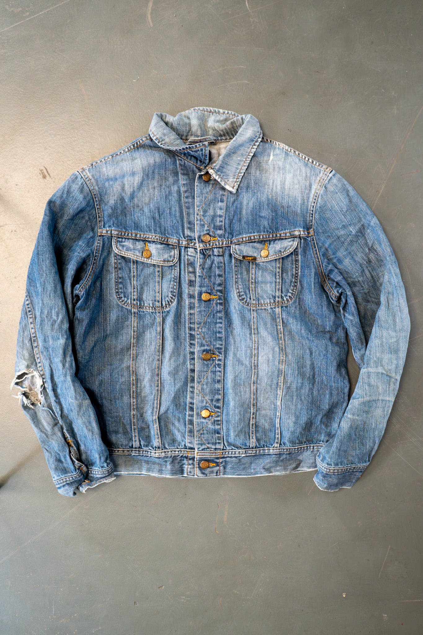 Vintage Lee Trucker Denim Jacket - XL