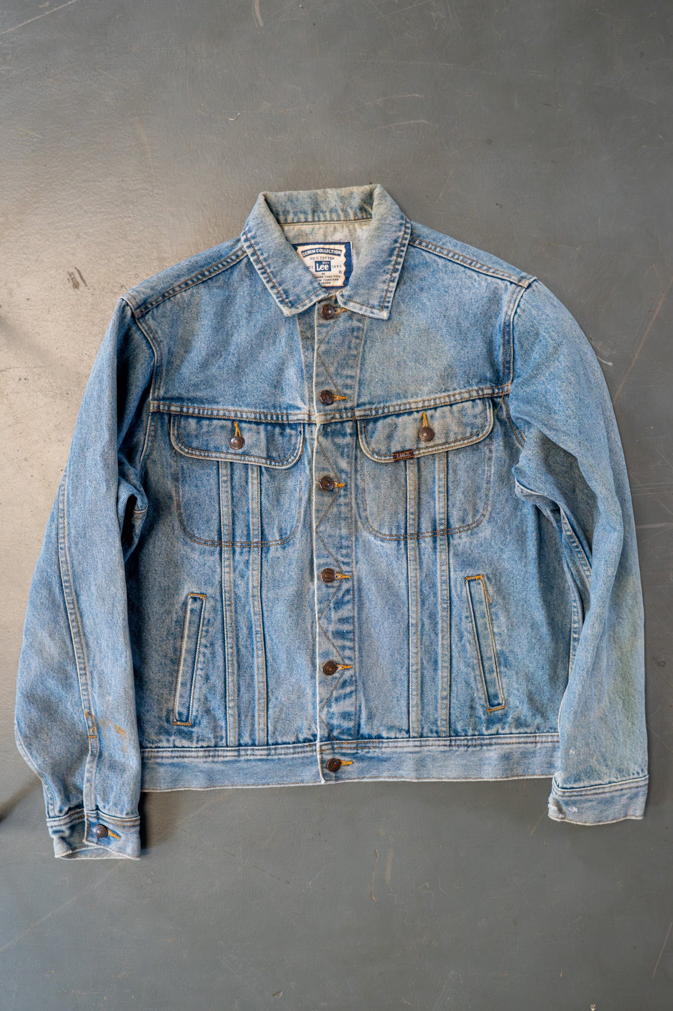 Vintage Lee Trucker Denim Jacket - XL