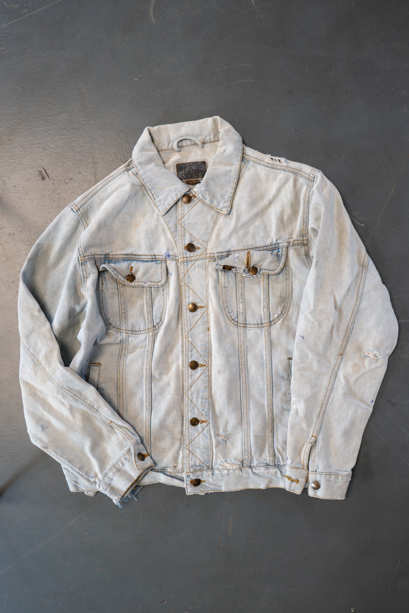 Vintage Lee Trucker Denim Jacket - L