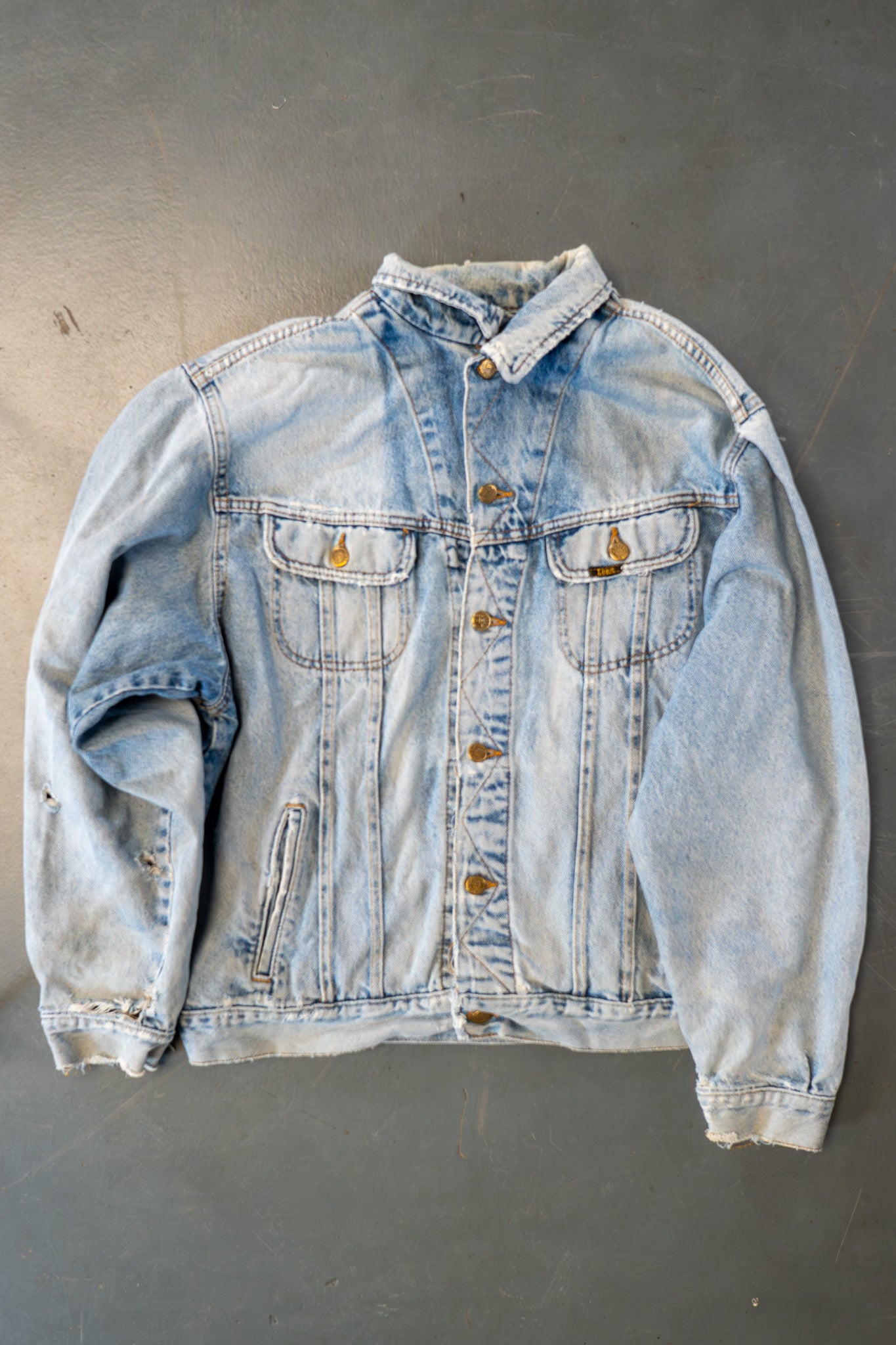 Vintage Lee Trucker Denim Jacket - XXL