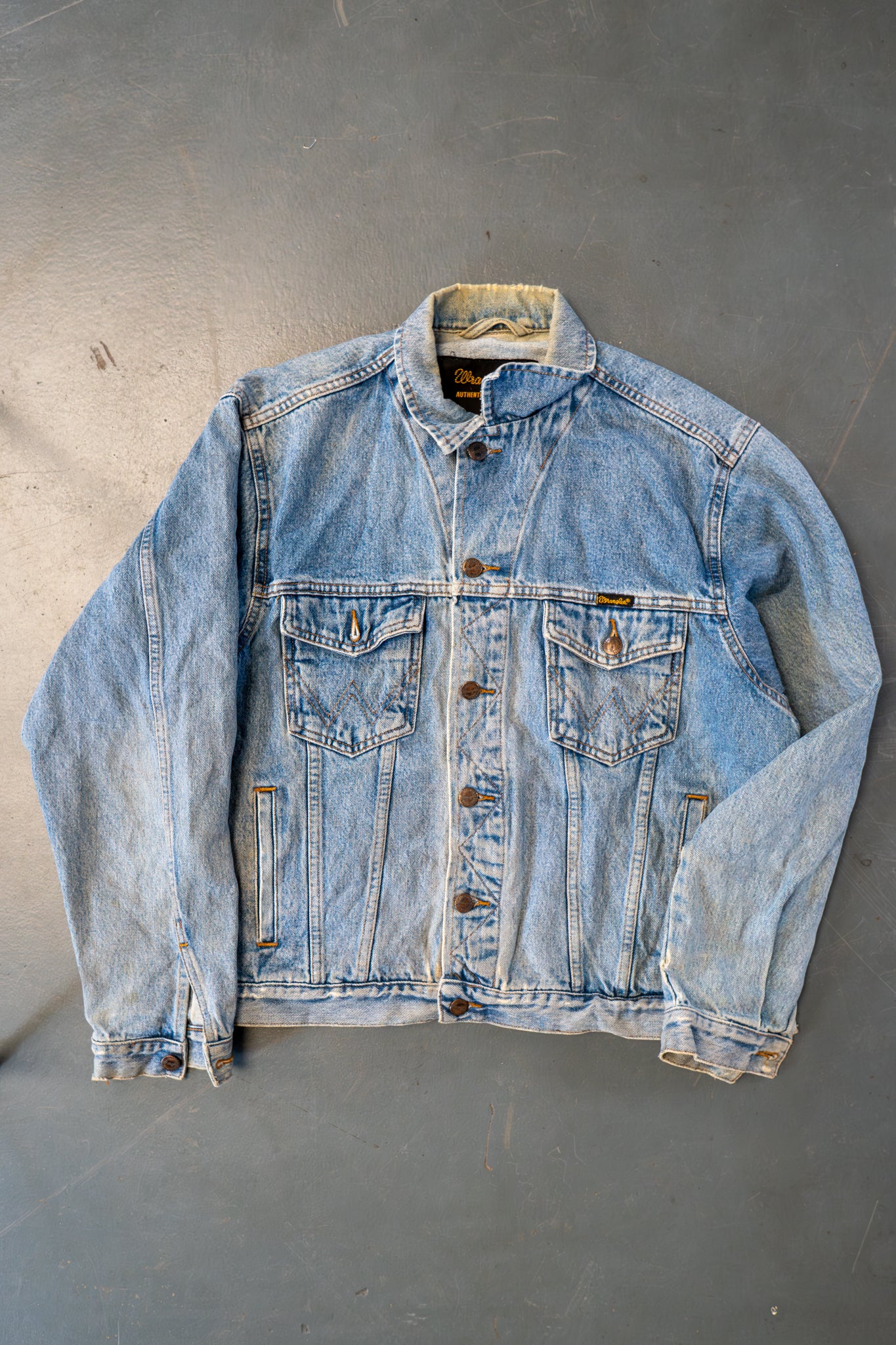 Vintage Wrangler Trucker Denim Jacket - XL