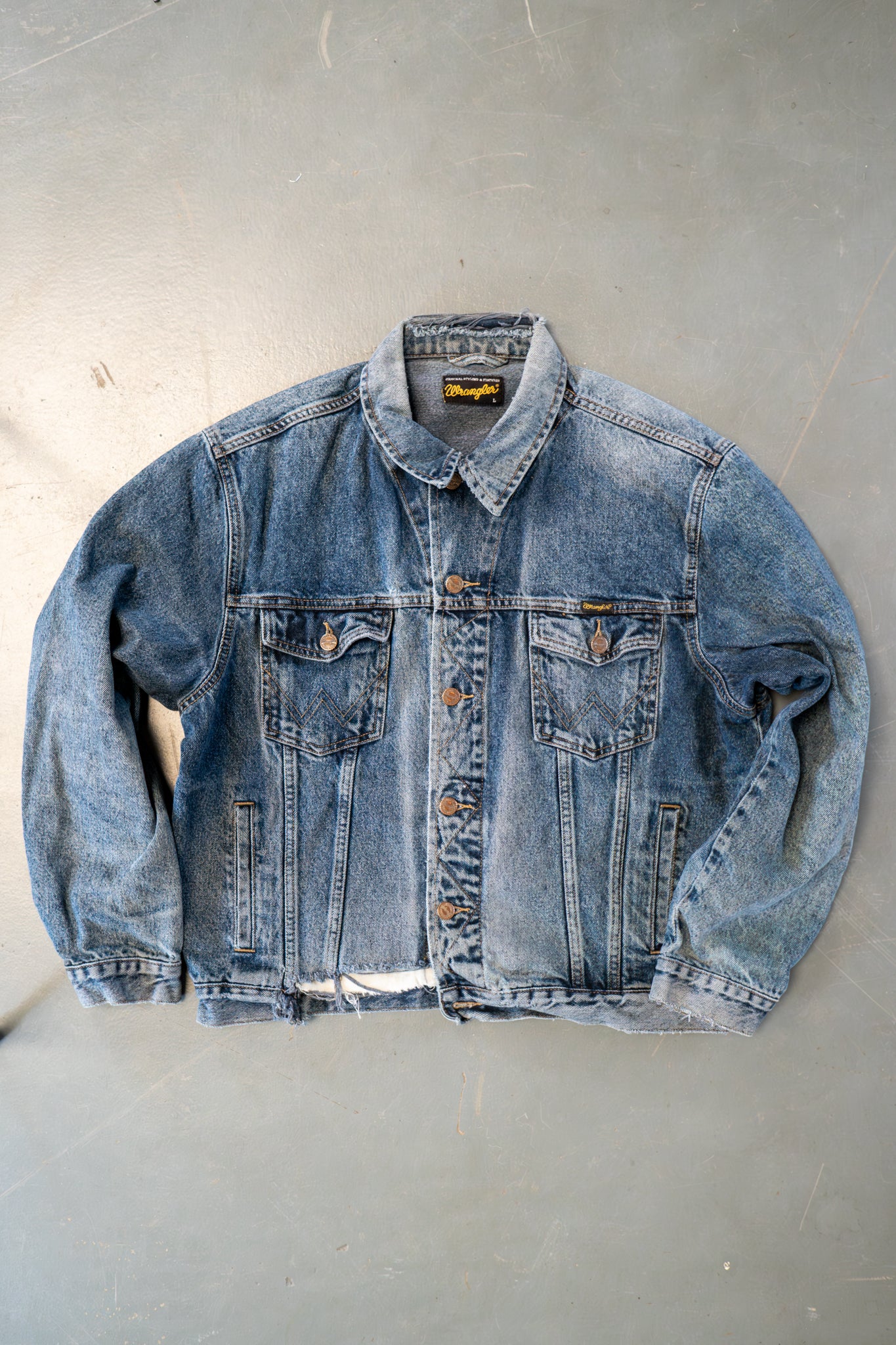 Vintage Wrangler Trucker Denim Jacket - XL