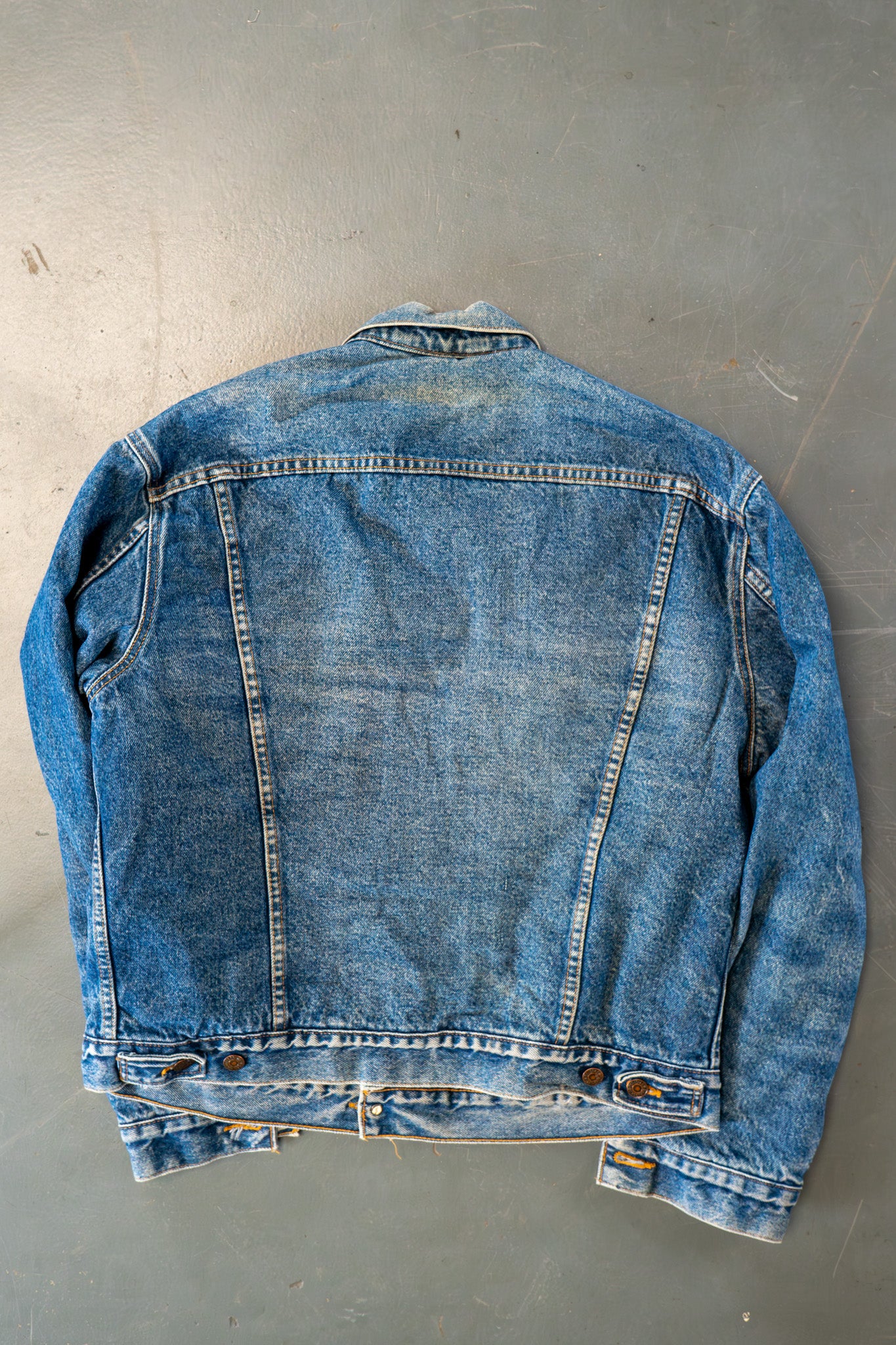 Vintage Levi's Checked Blanket Lined Denim Jacket - XL