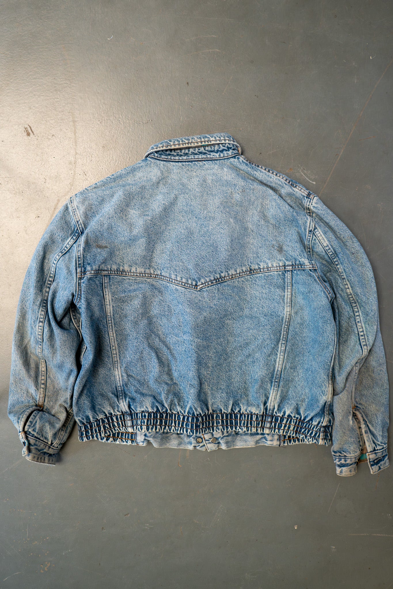 Vintage Levi's Checked Blanket Lined Denim Jacket - XXL
