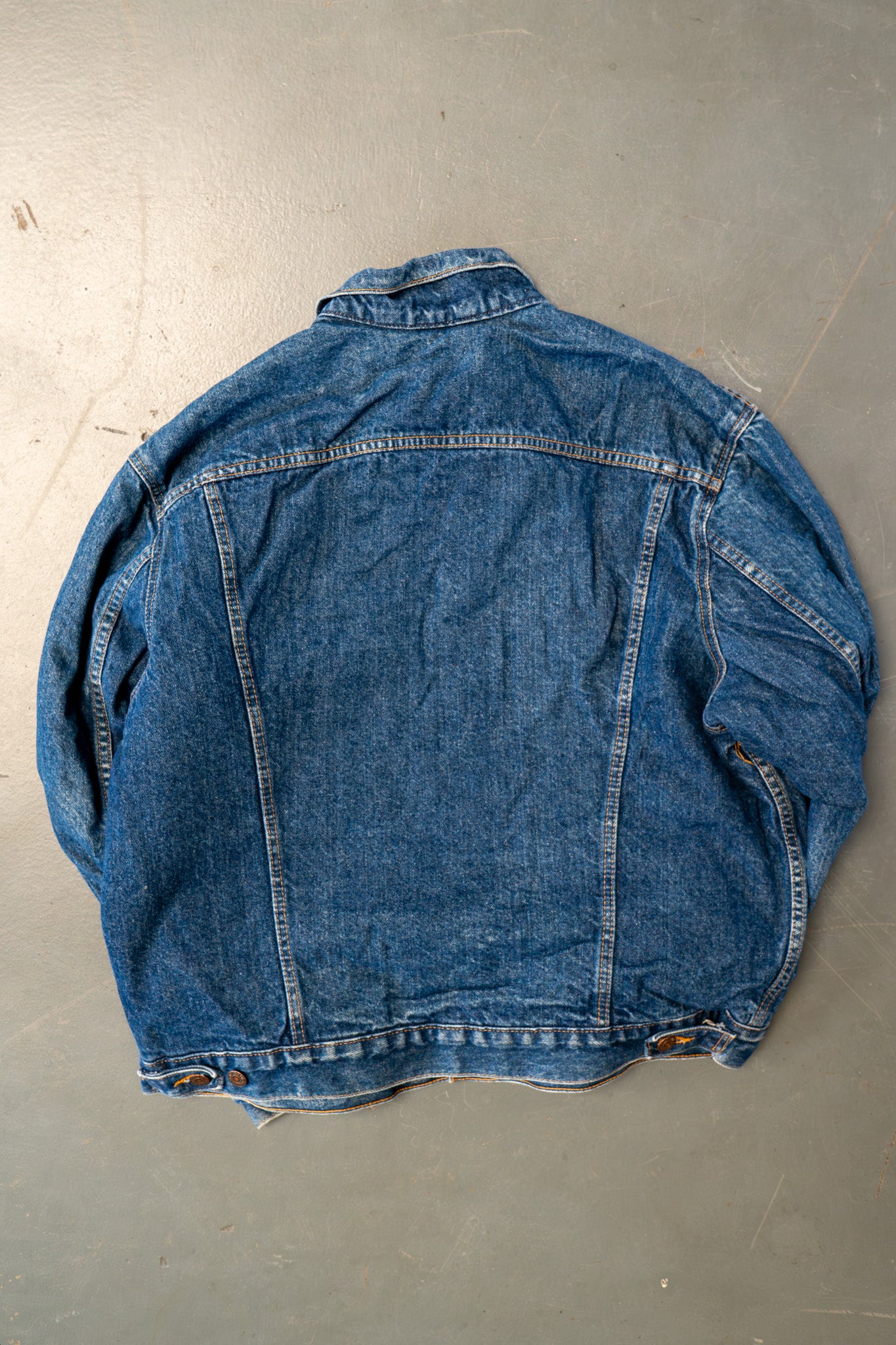 Vintage Levi's Checked Blanket Lined Denim Jacket - XXL
