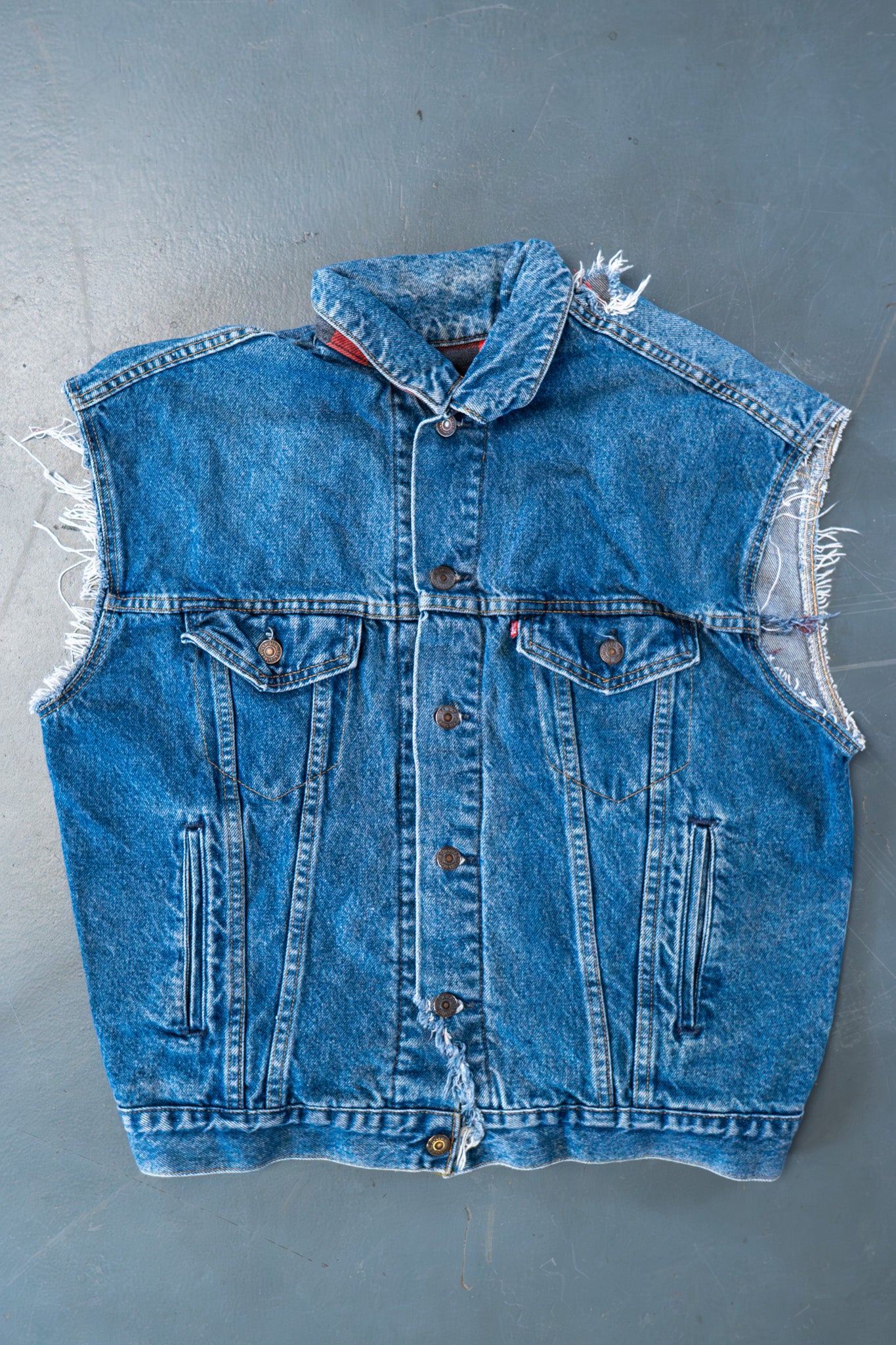 Vintage Levi's Trucker Denim Vest / Gilet - XL